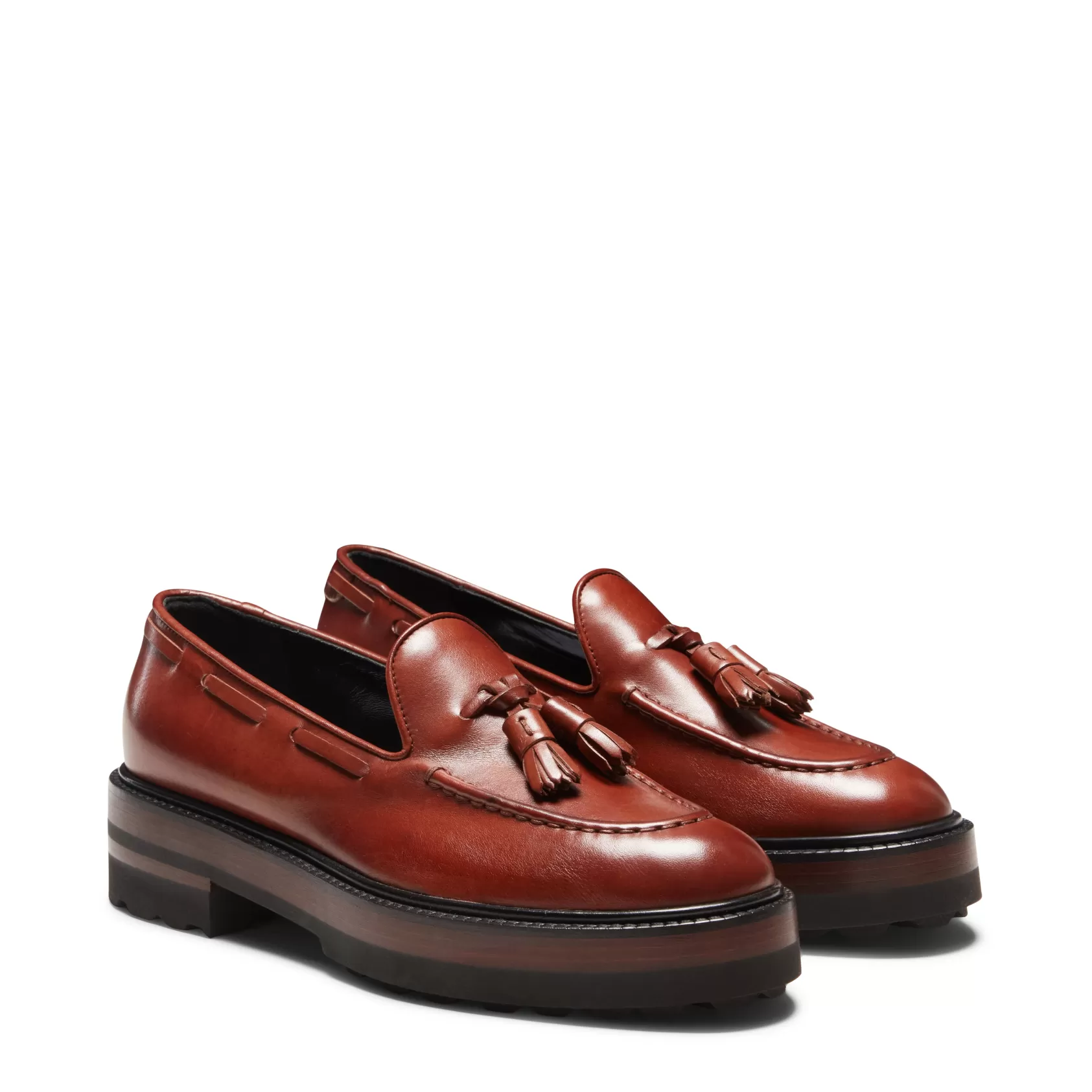 Fratelli Rossetti leather Brera loafer | Almond Cheap