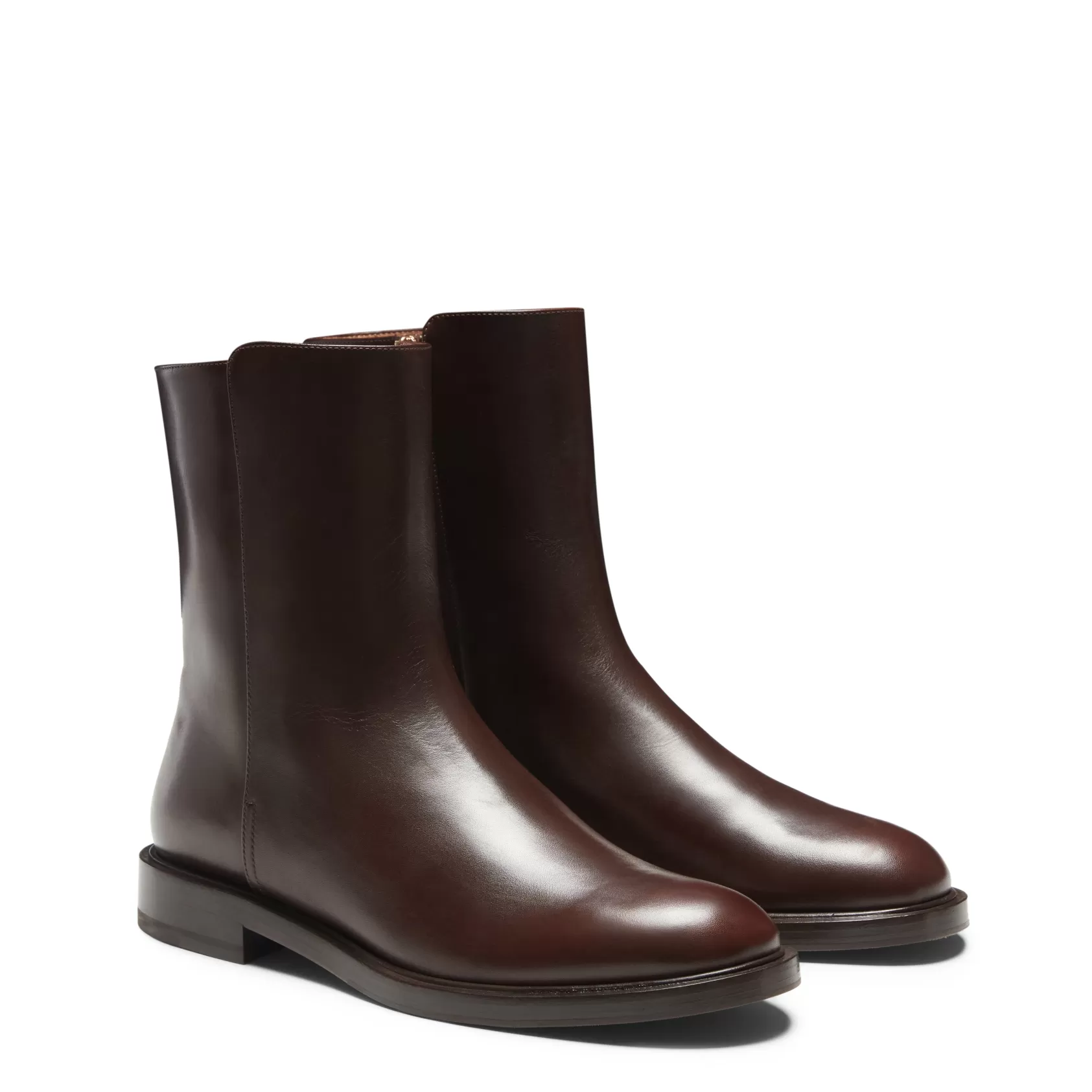 Fratelli Rossetti Ankle boot in mahogany leather | Mogano Clearance