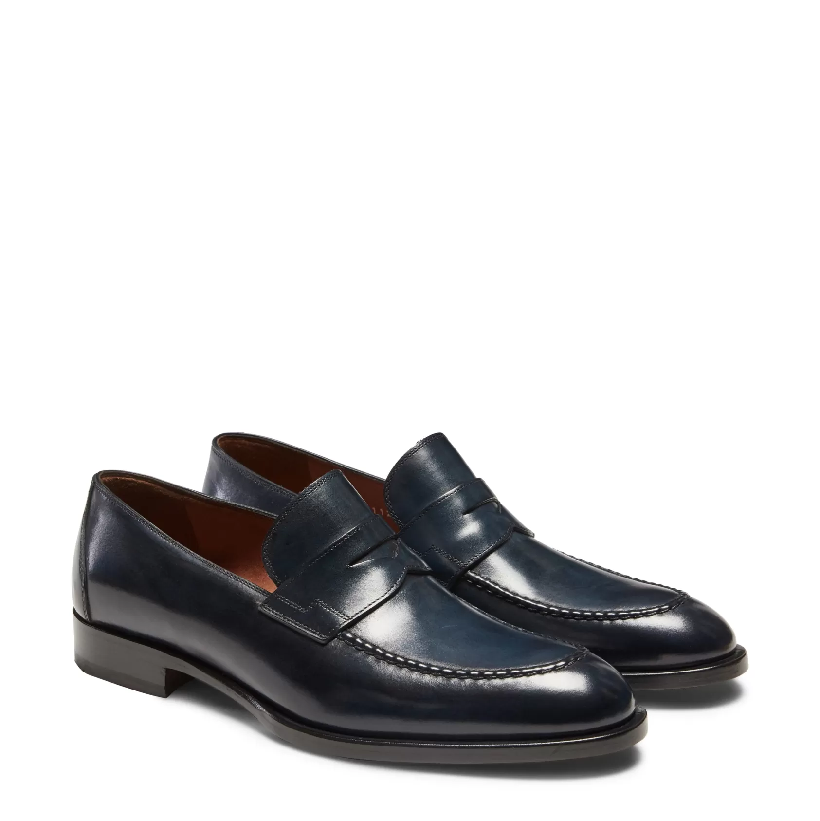 Fratelli Rossetti Band loafer in blue leather | Store