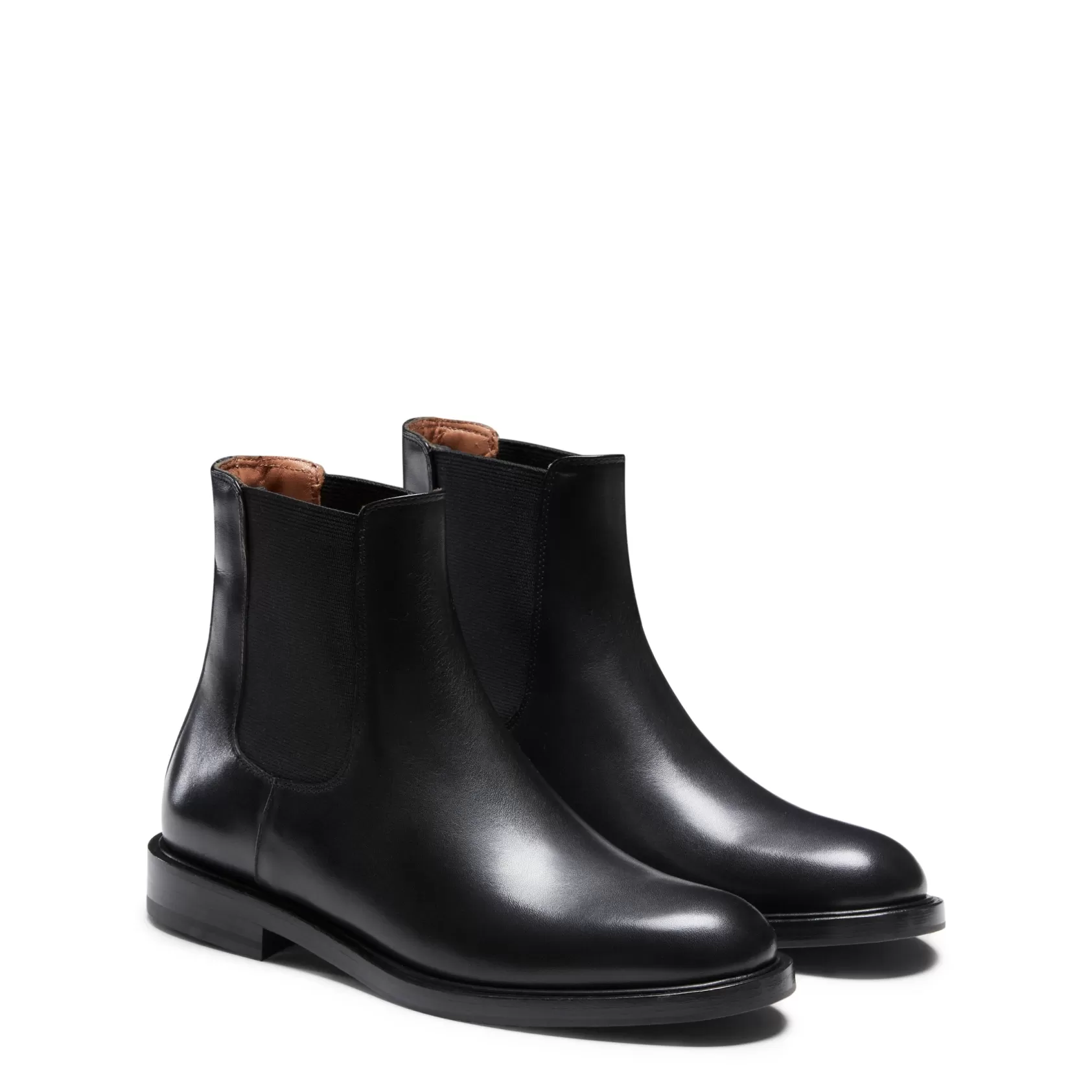 Fratelli Rossetti Beatle ankle boot in black leather | Nero Outlet