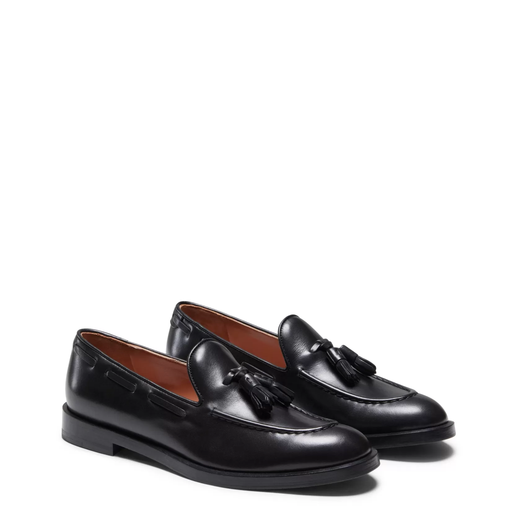 Fratelli Rossetti Black leather Brera loafer | Fashion