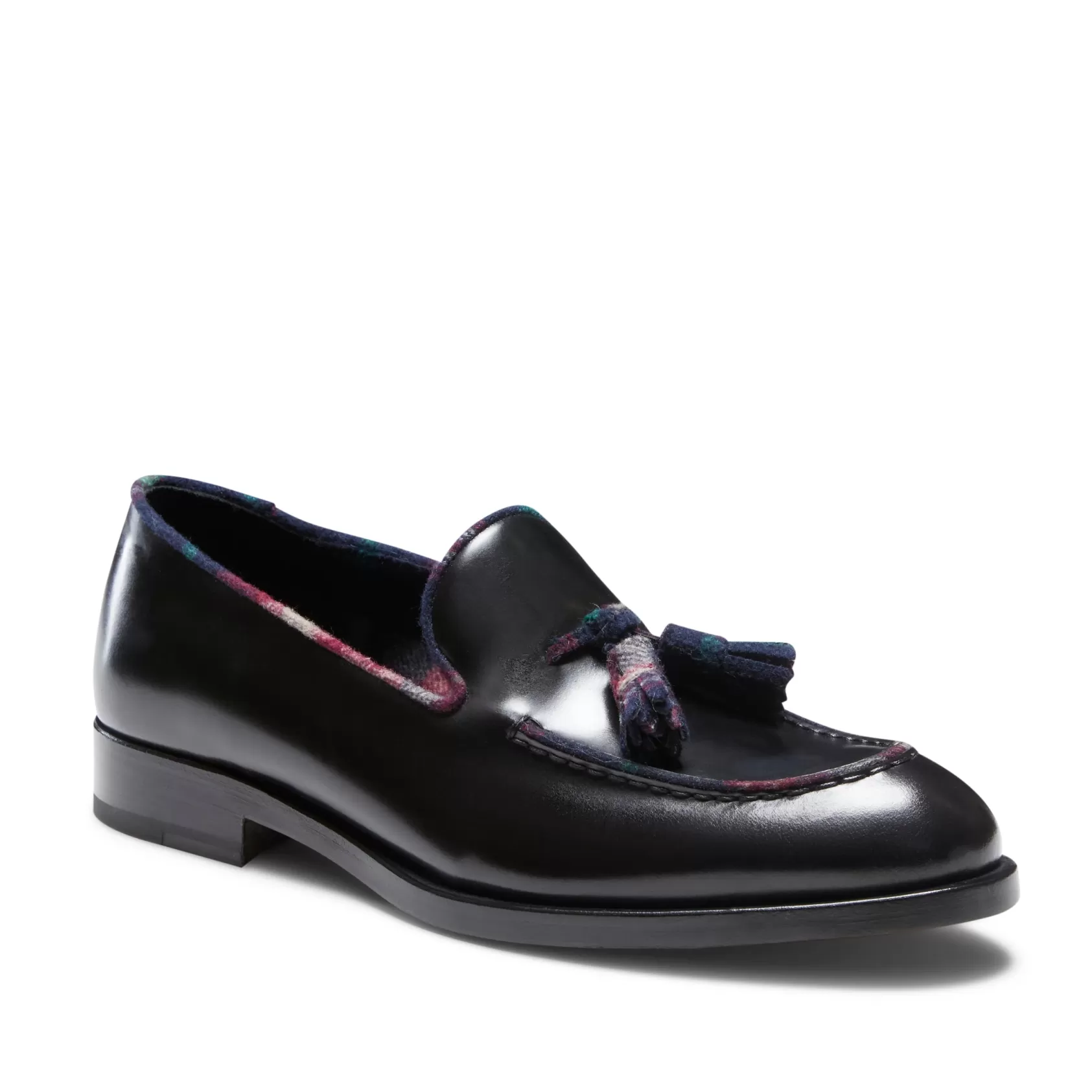 Fratelli Rossetti leather Kilt Brera loafer | Black Fashion