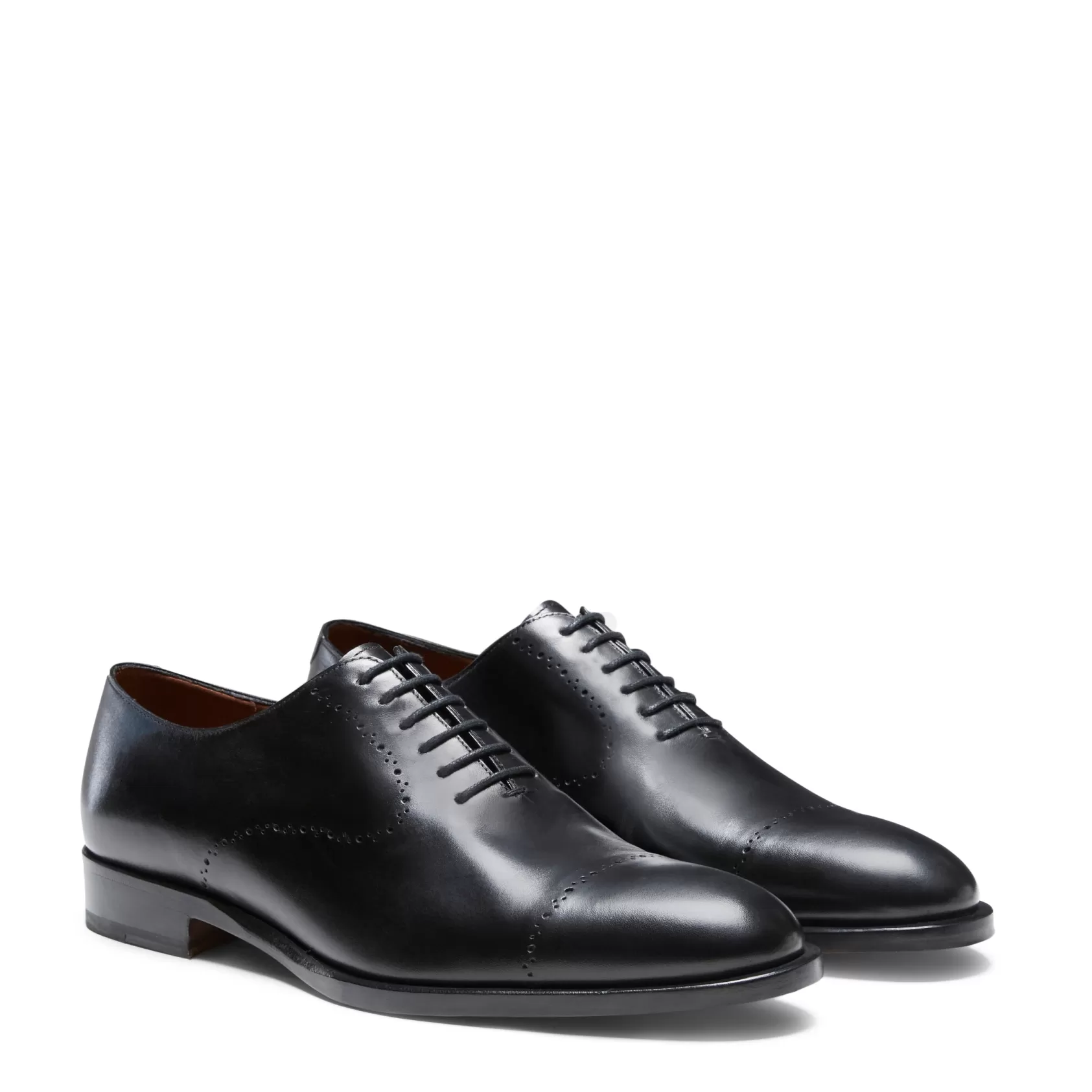 Fratelli Rossetti Black leather La Giusta Oxford shoe | Discount