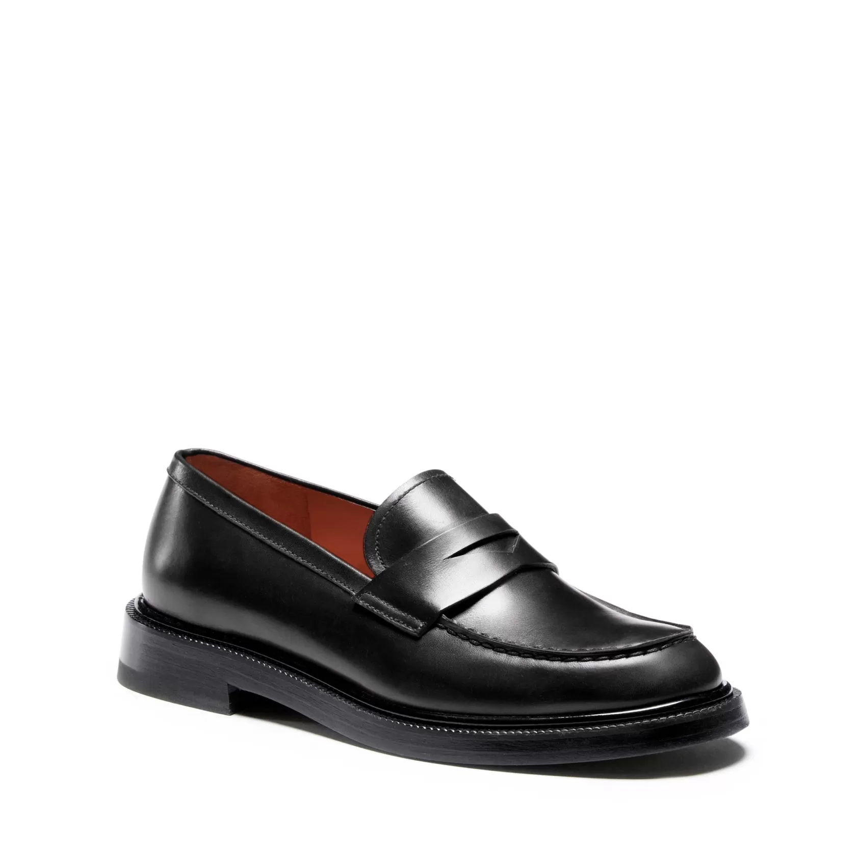 Fratelli Rossetti leather loafer | Black Outlet