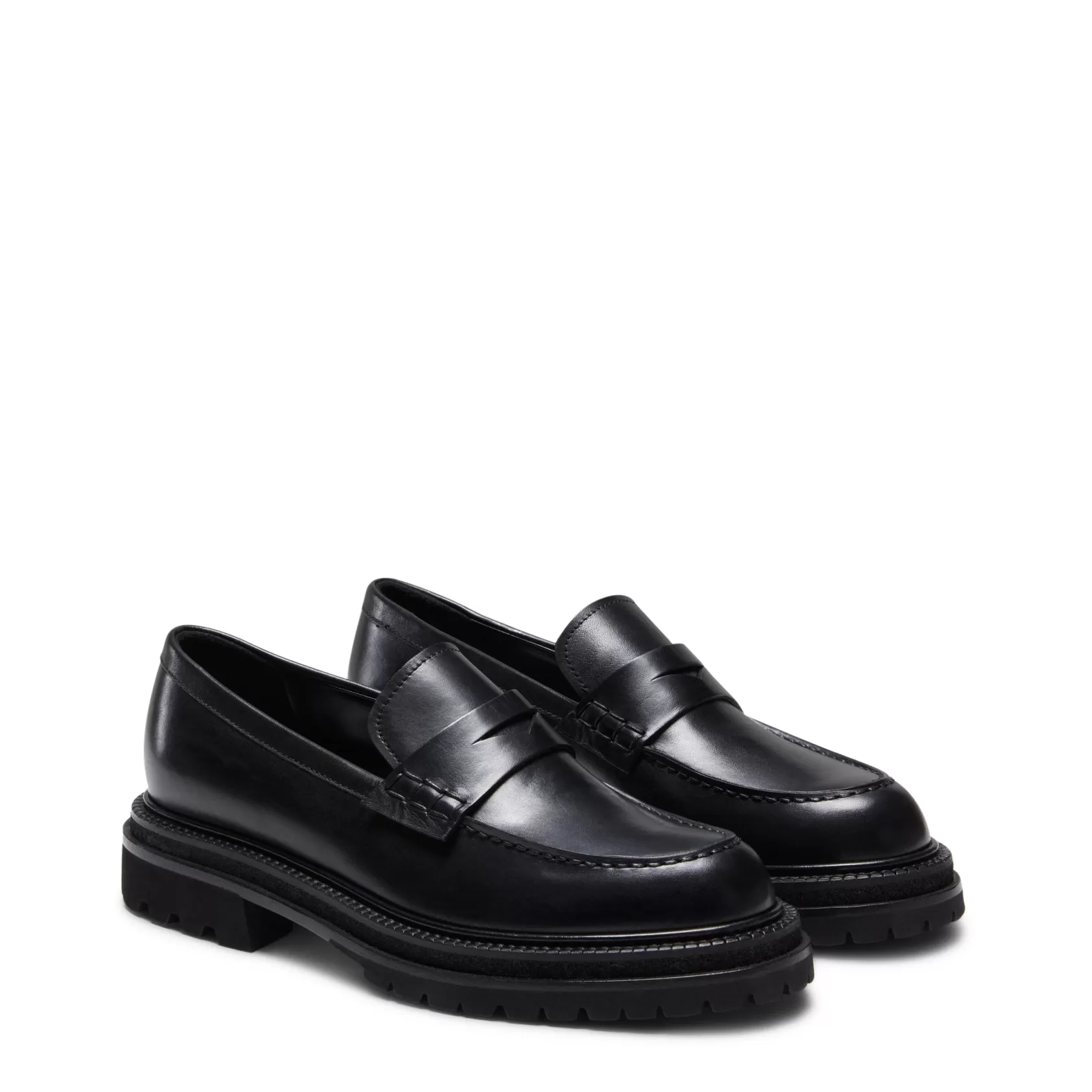 Fratelli Rossetti Black leather loafer | Nero Store