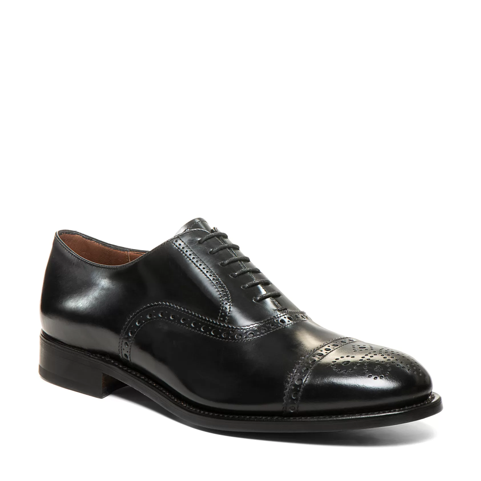 Fratelli Rossetti Black leather Oxford shoe | Fashion