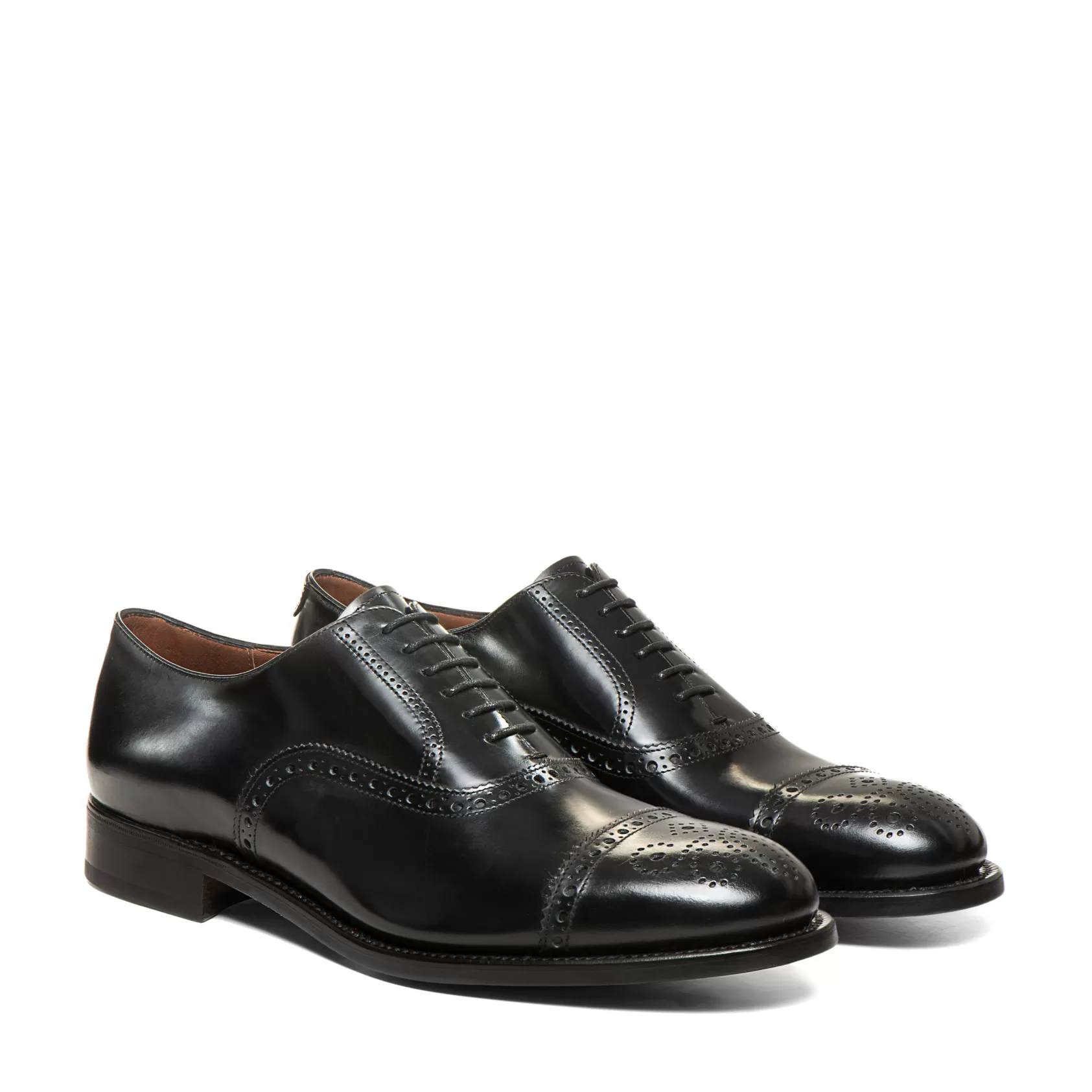 Fratelli Rossetti Black leather Oxford shoe | Fashion