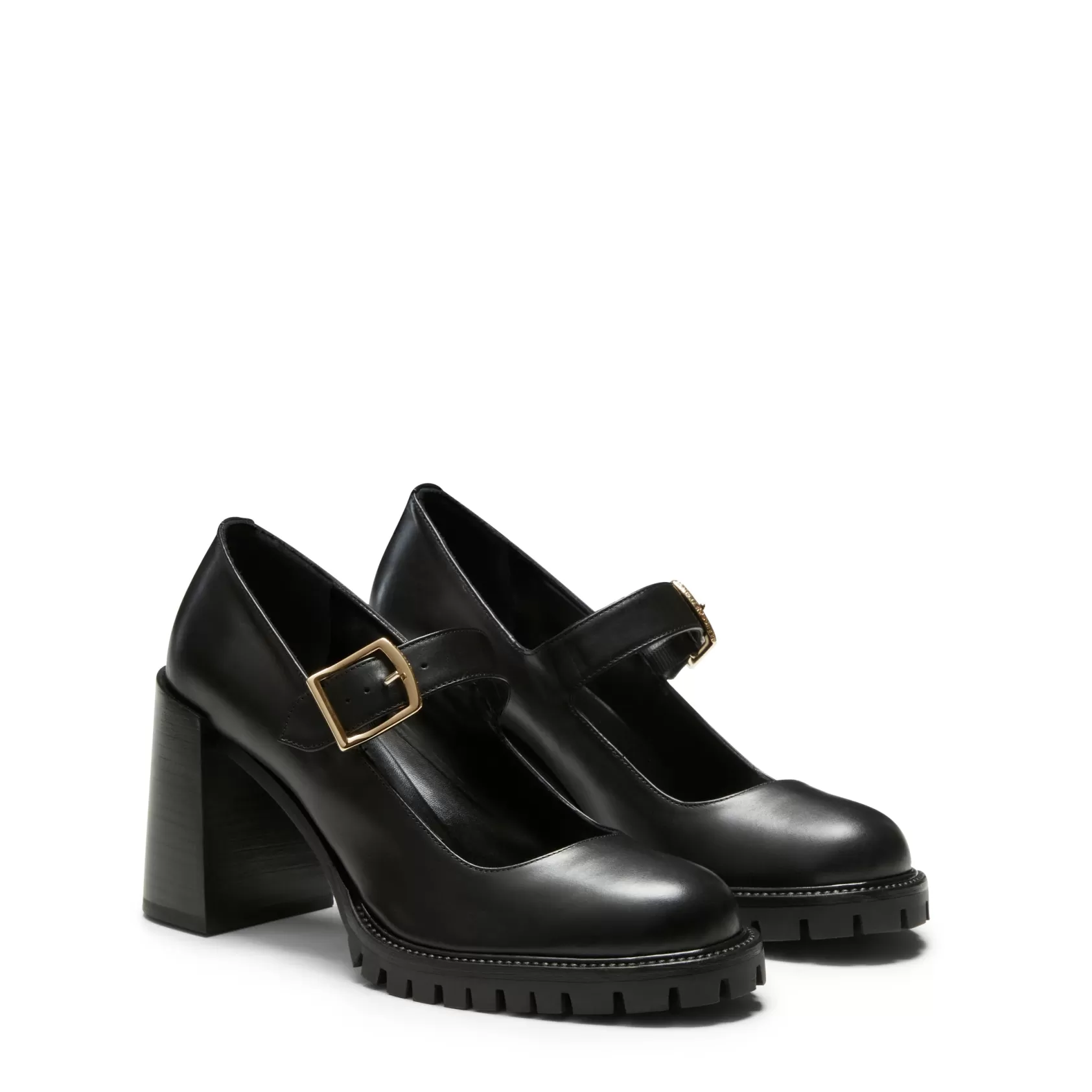 Fratelli Rossetti Black leather pump | Nero Shop