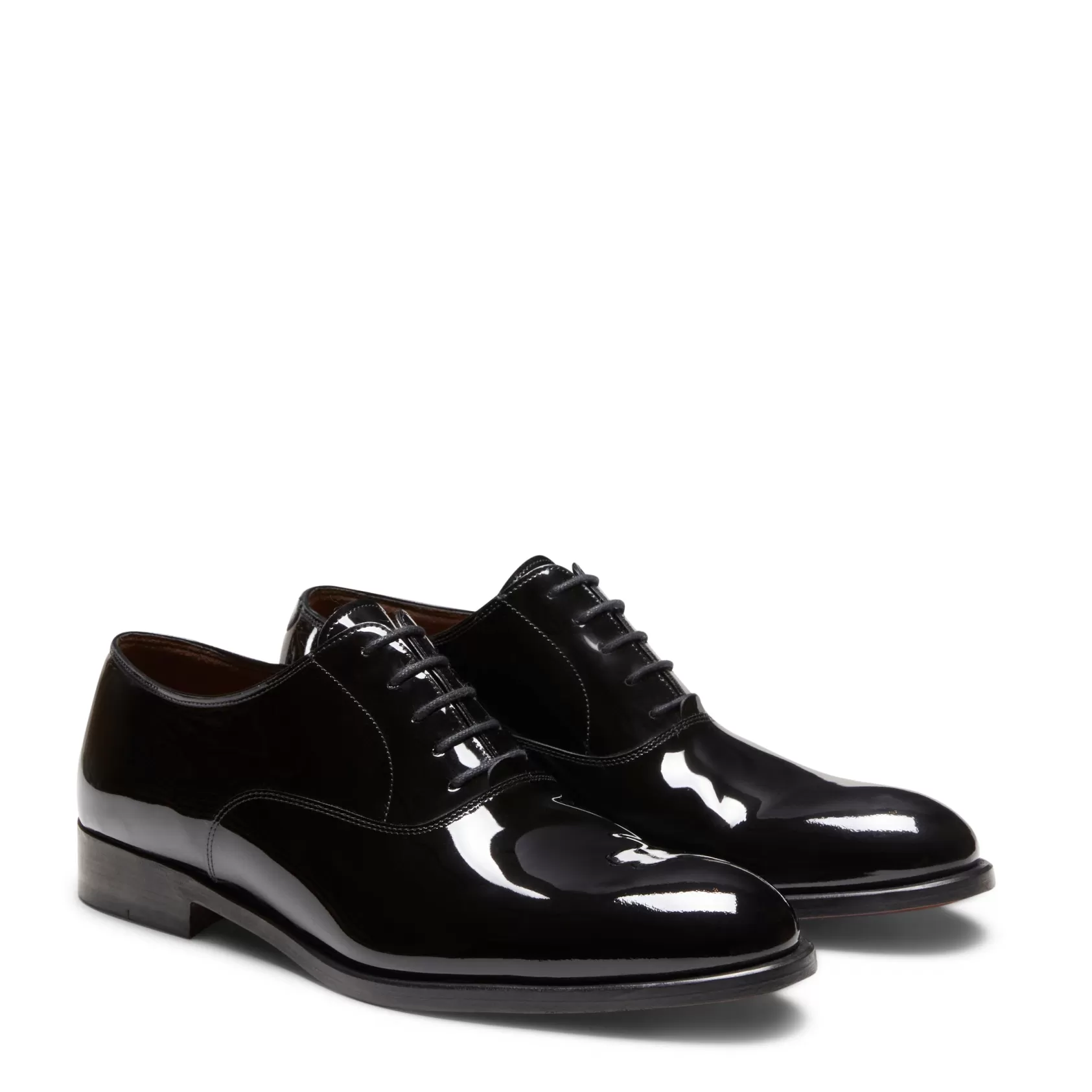 Fratelli Rossetti Black patent leather Oxford shoe | Nero Hot