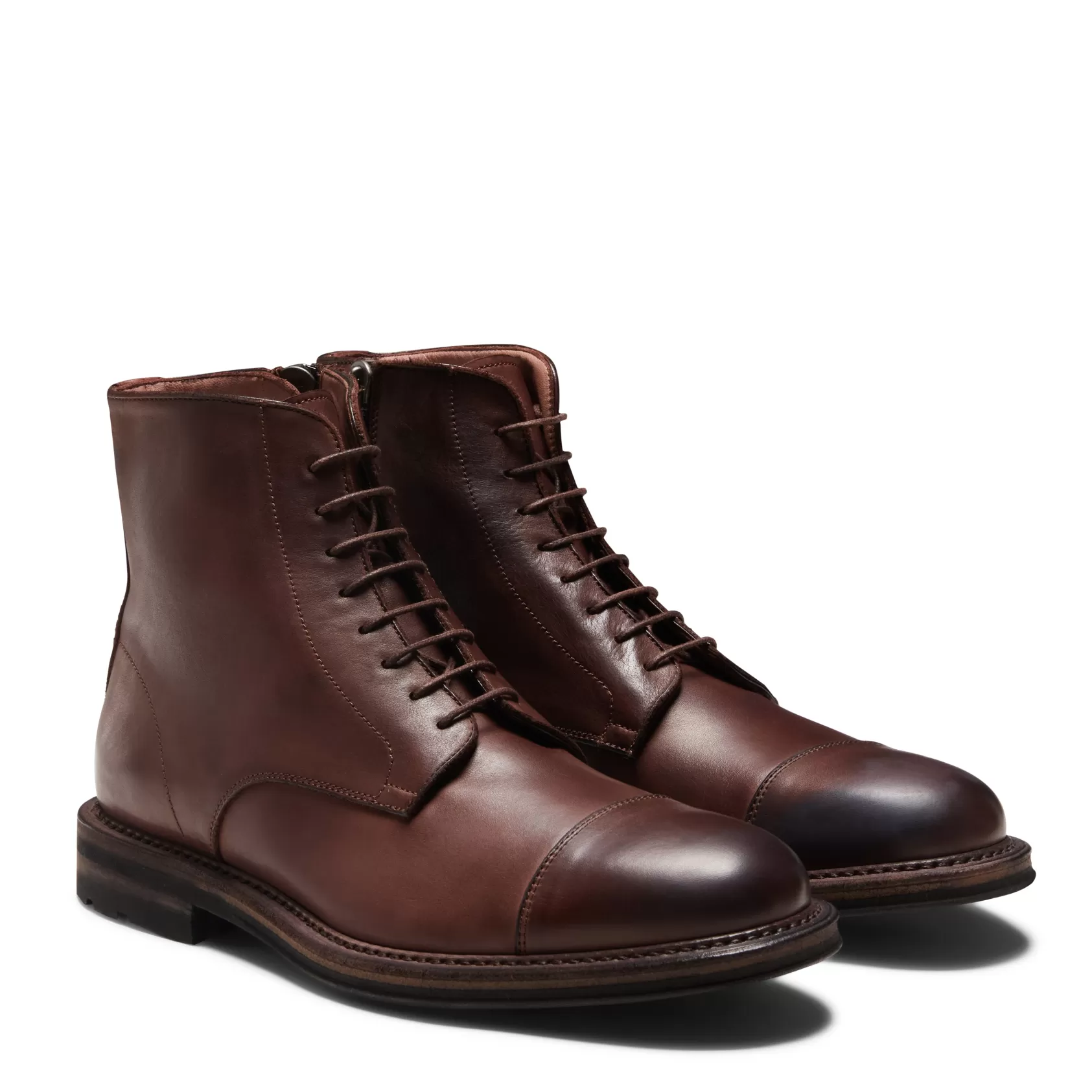 Fratelli Rossetti Boot in chestnut brown leather | Castagna Best