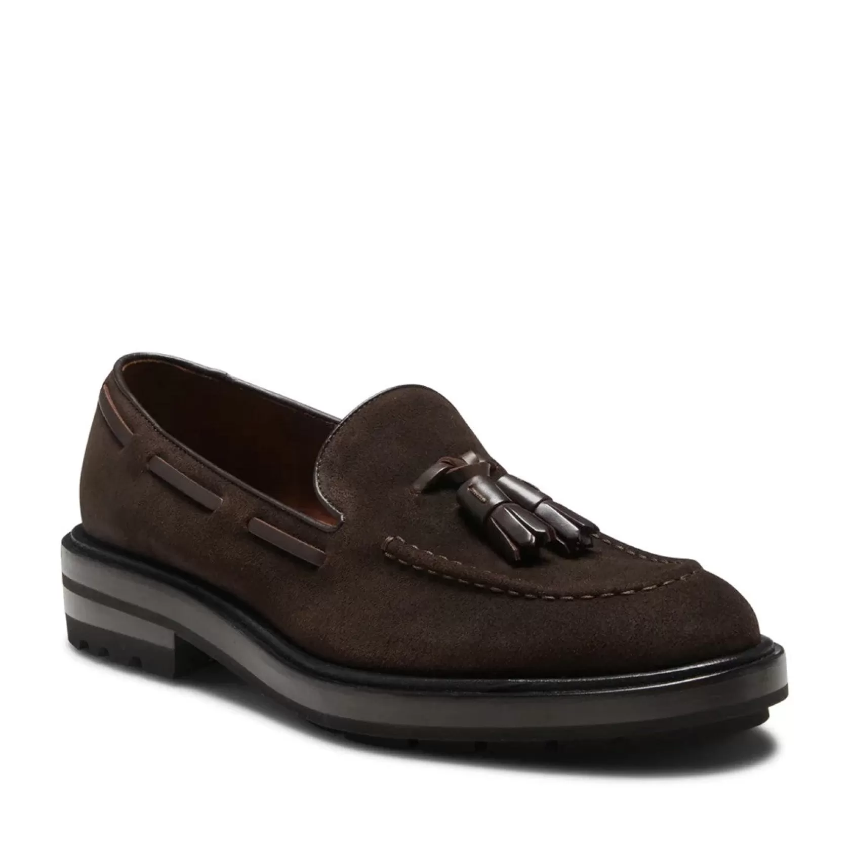 Fratelli Rossetti Brera loafer in cocoa brown suede | Cacao Hot