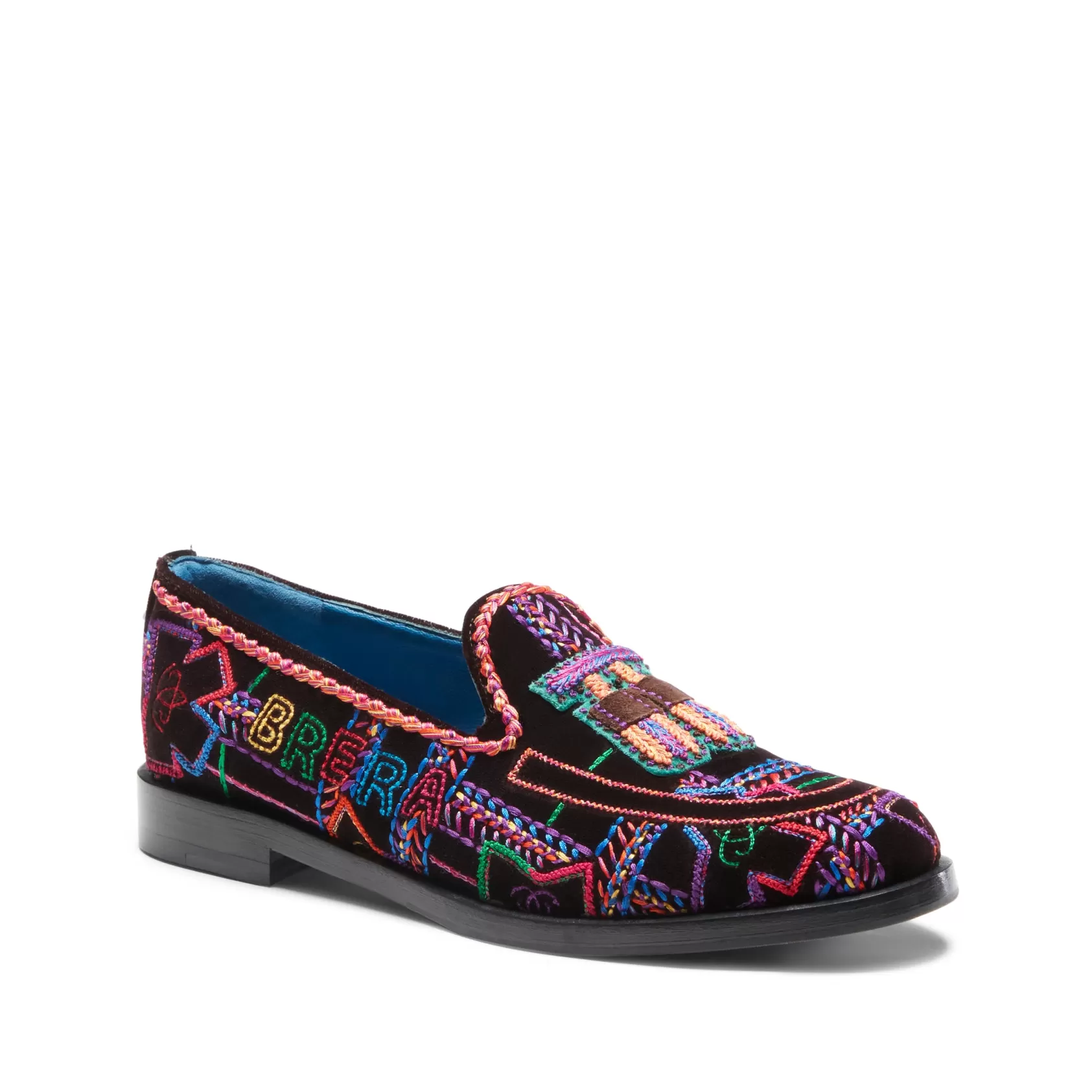 Fratelli Rossetti Brera Special Embroidery Velvet Loafer | Ebano Store