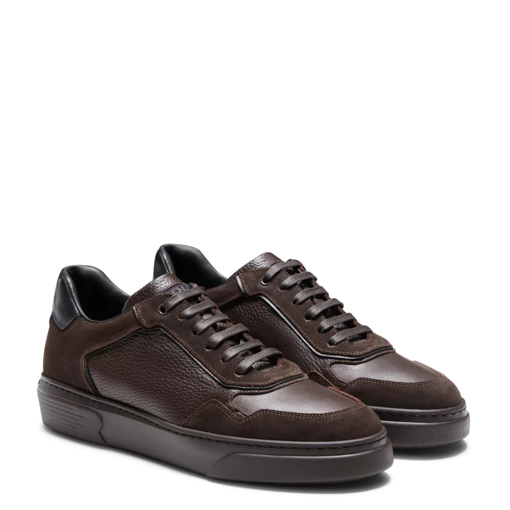 Fratelli Rossetti deerskin and suede sneaker | Brown Flash Sale