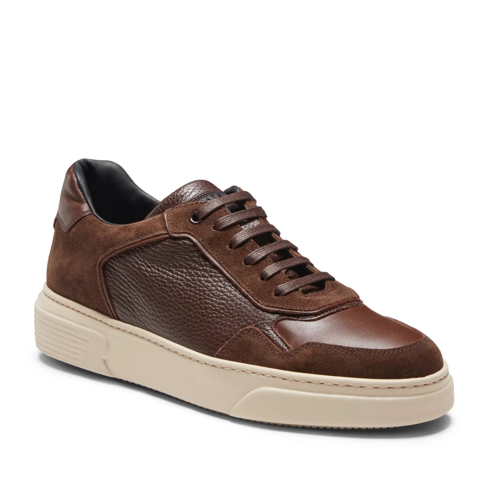 Fratelli Rossetti Brown leather and suede sneaker | Marronescuro Cheap