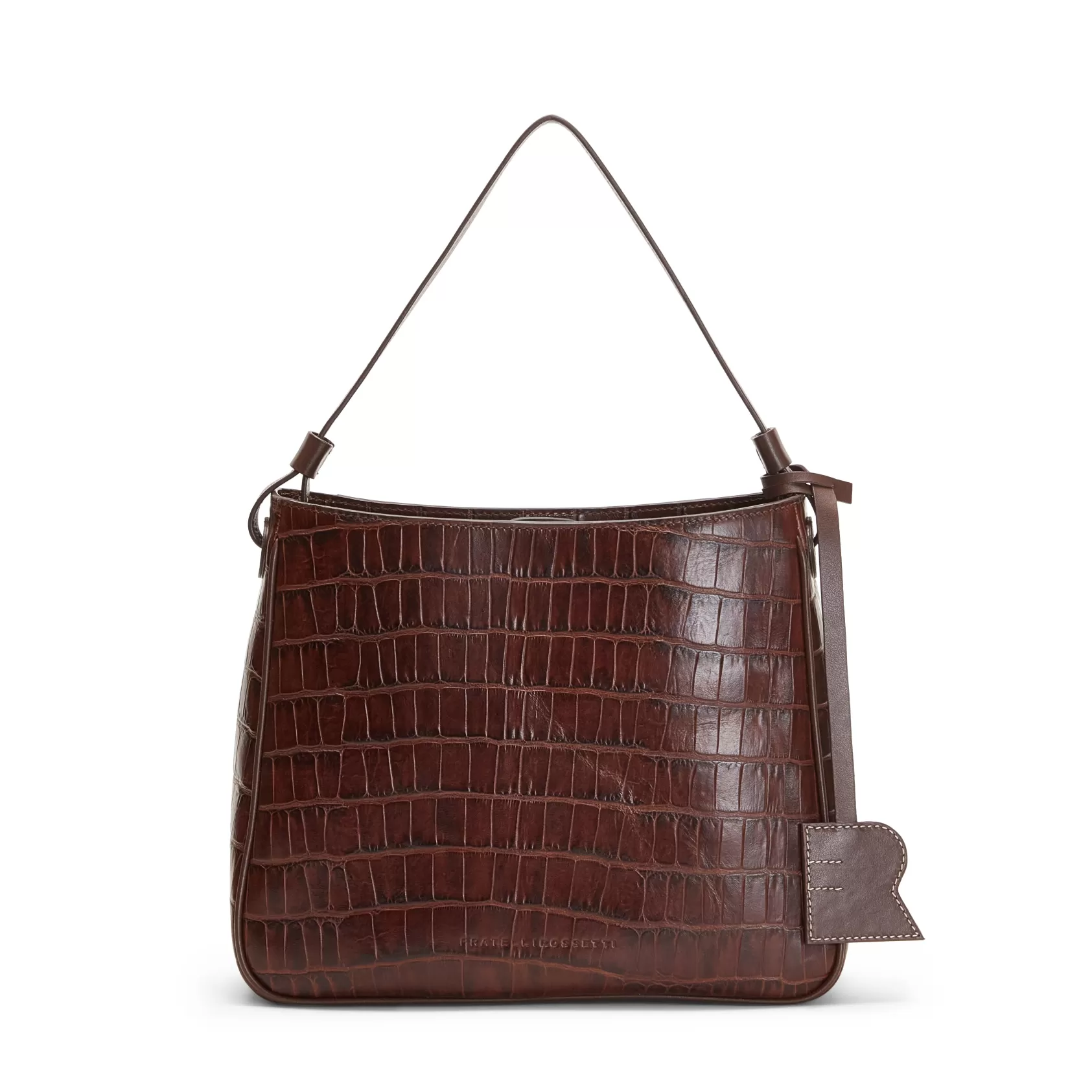 Fratelli Rossetti Brown leather Royal shoulder bag | Outlet