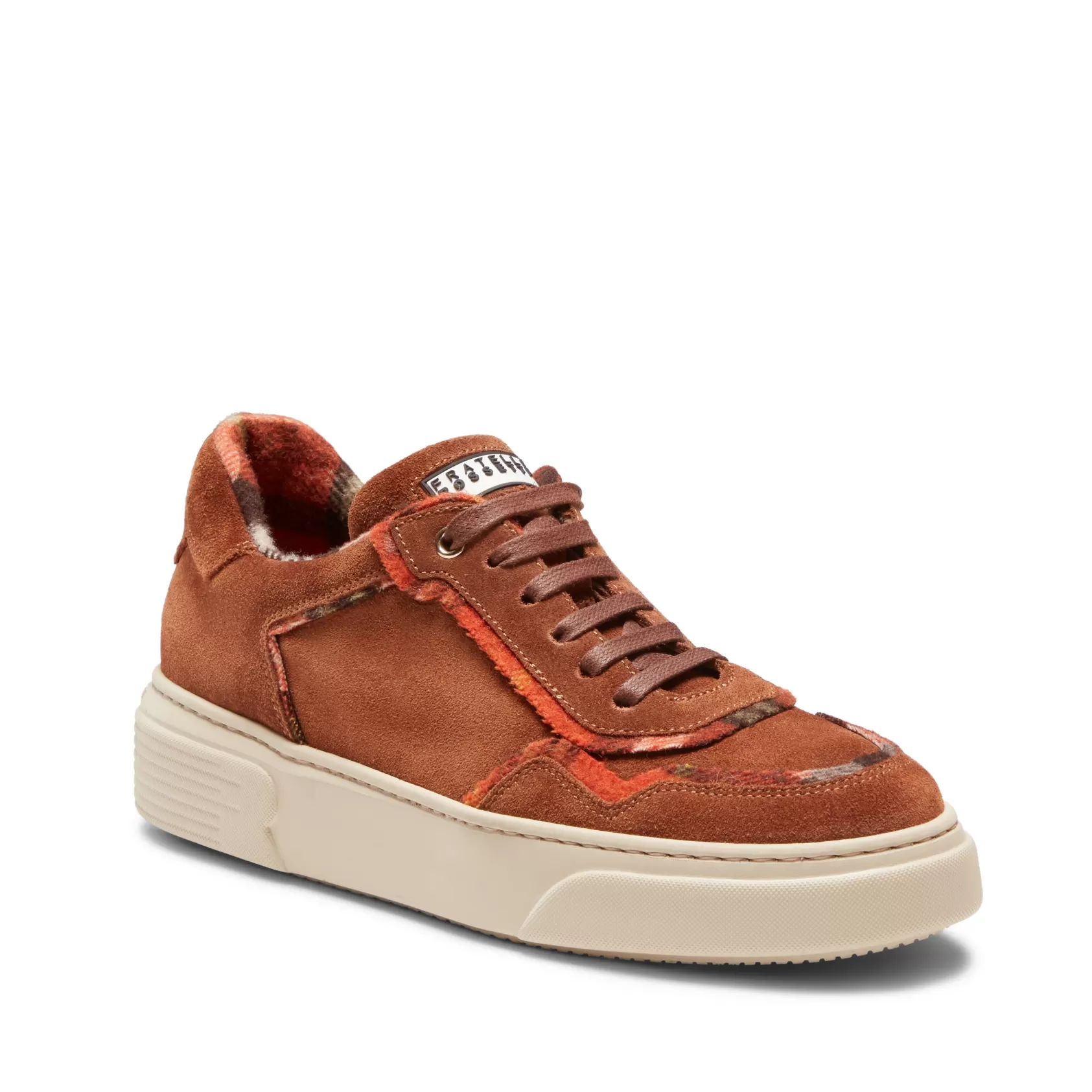 Fratelli Rossetti -colour suede Tartan sneaker | Burnt Cheap