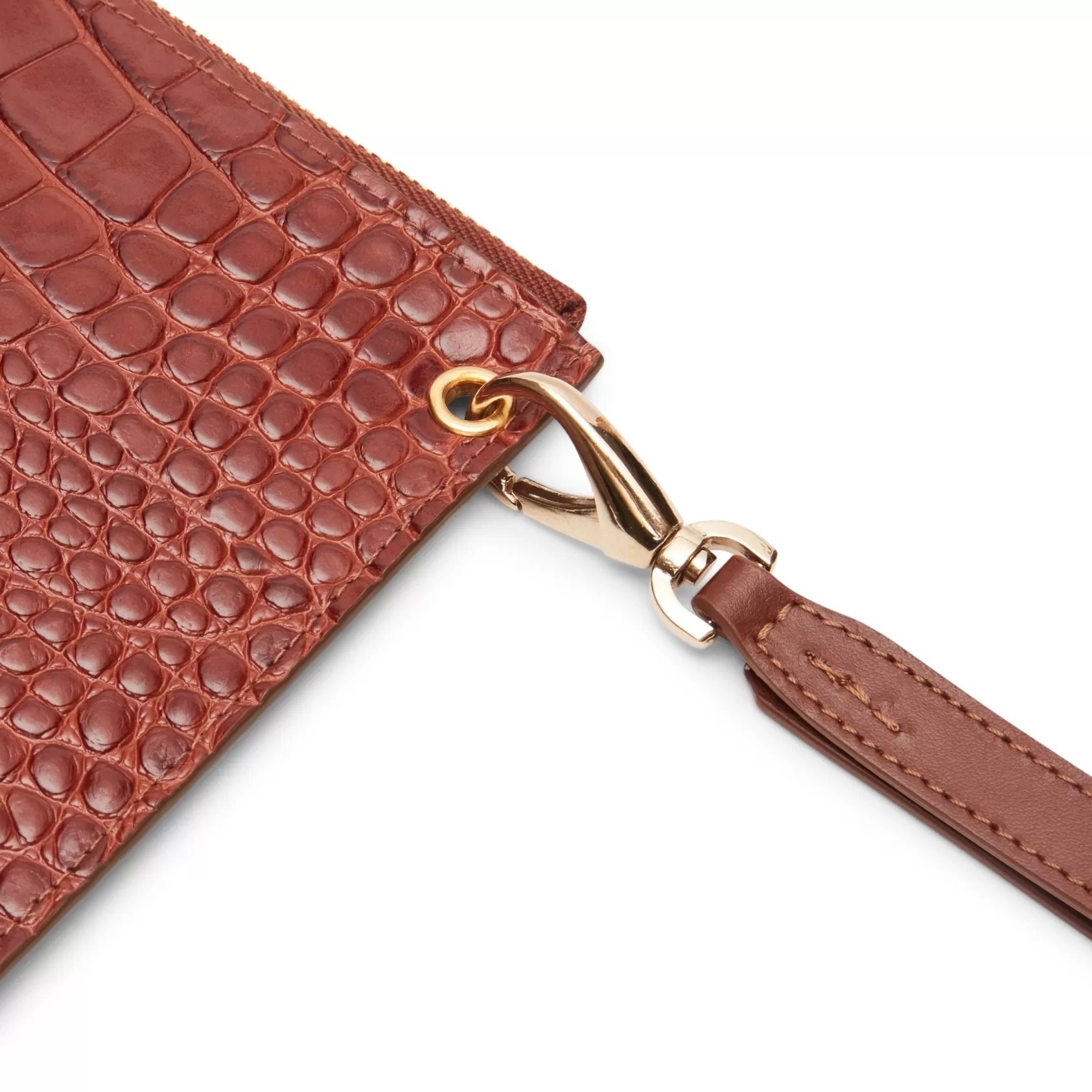 Fratelli Rossetti Bustina donna in pelle colore cognac- Flash Sale