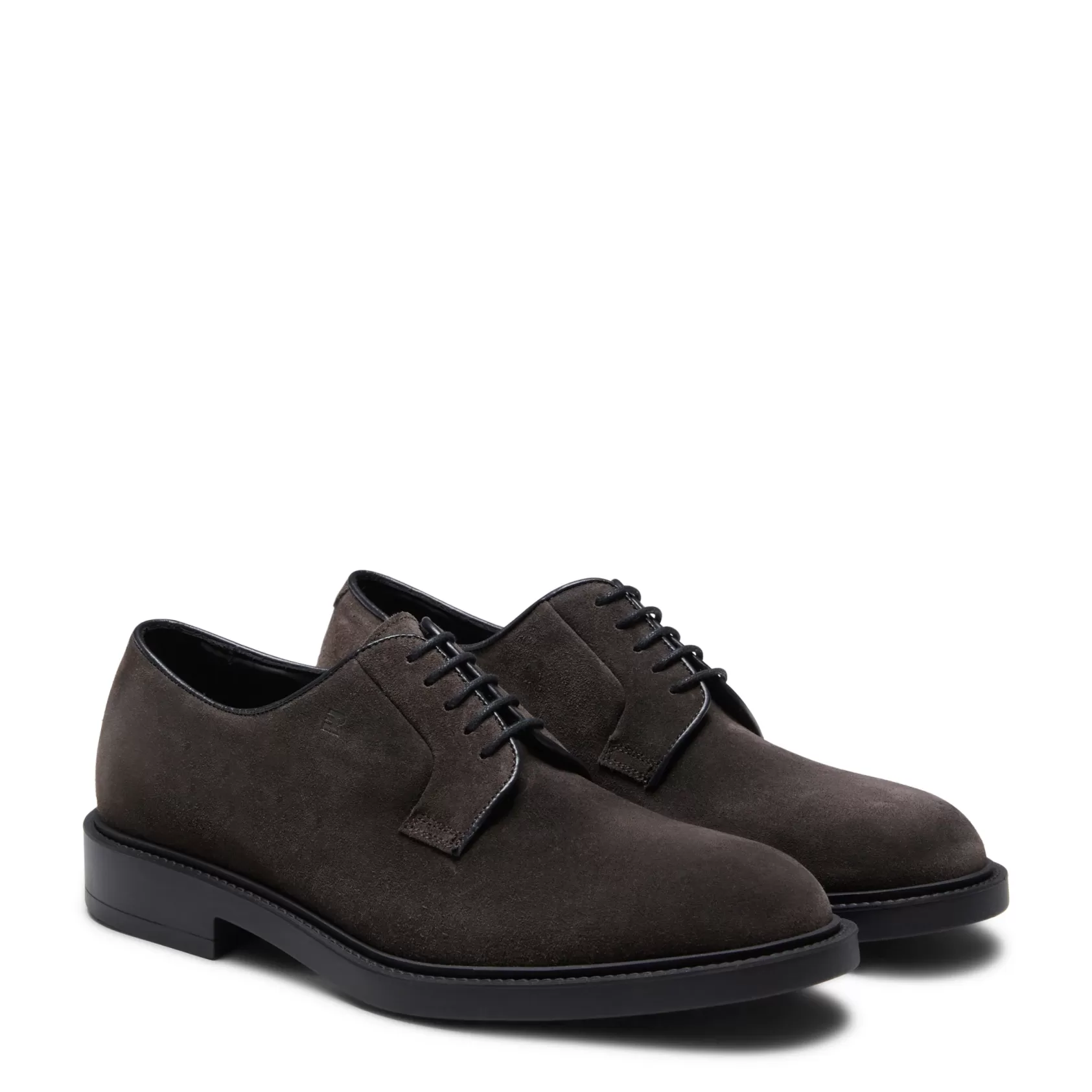 Fratelli Rossetti Charcoal grey suede Derby shoe | Fashion