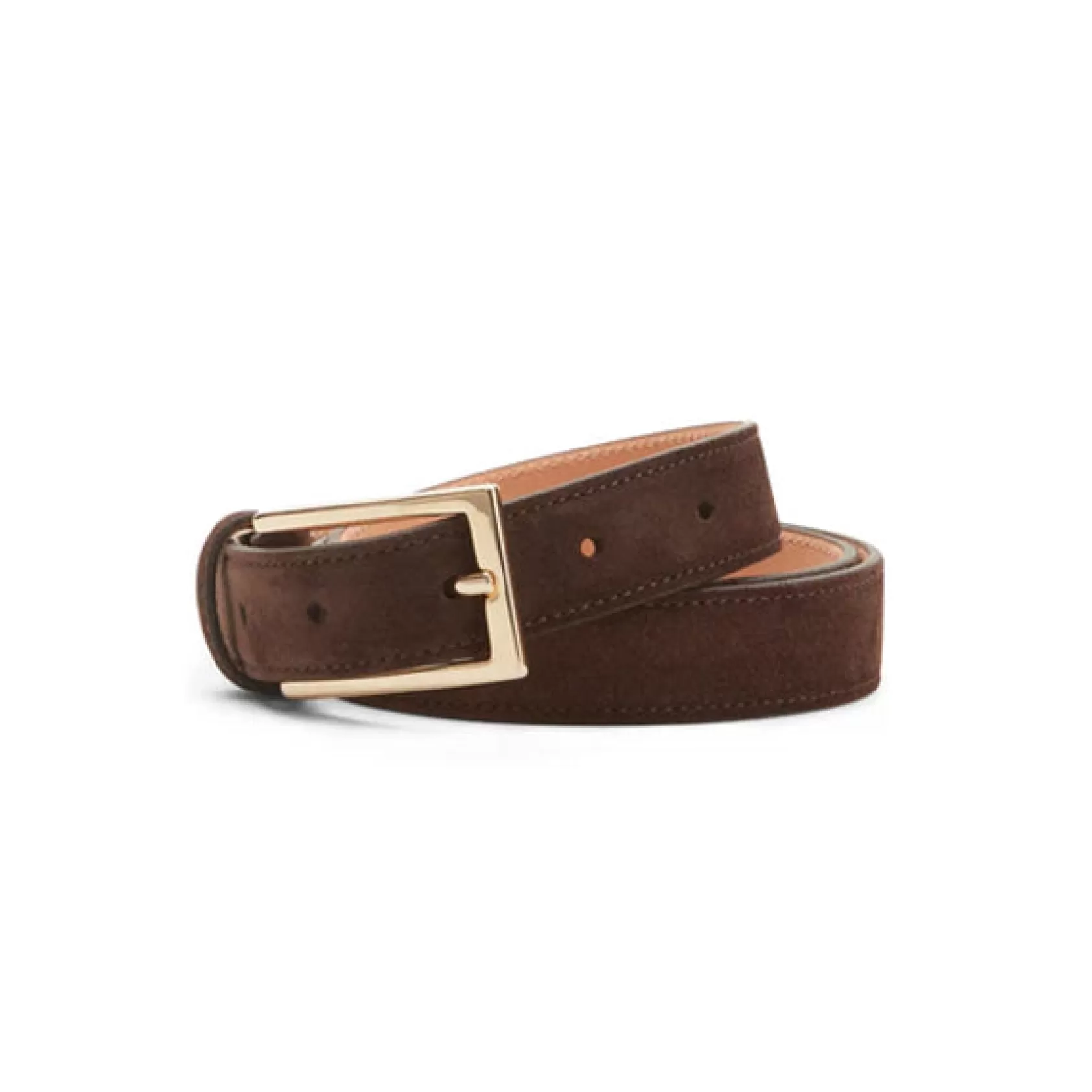 Fratelli Rossetti Cintura da donna in suede colore cacao- Cheap