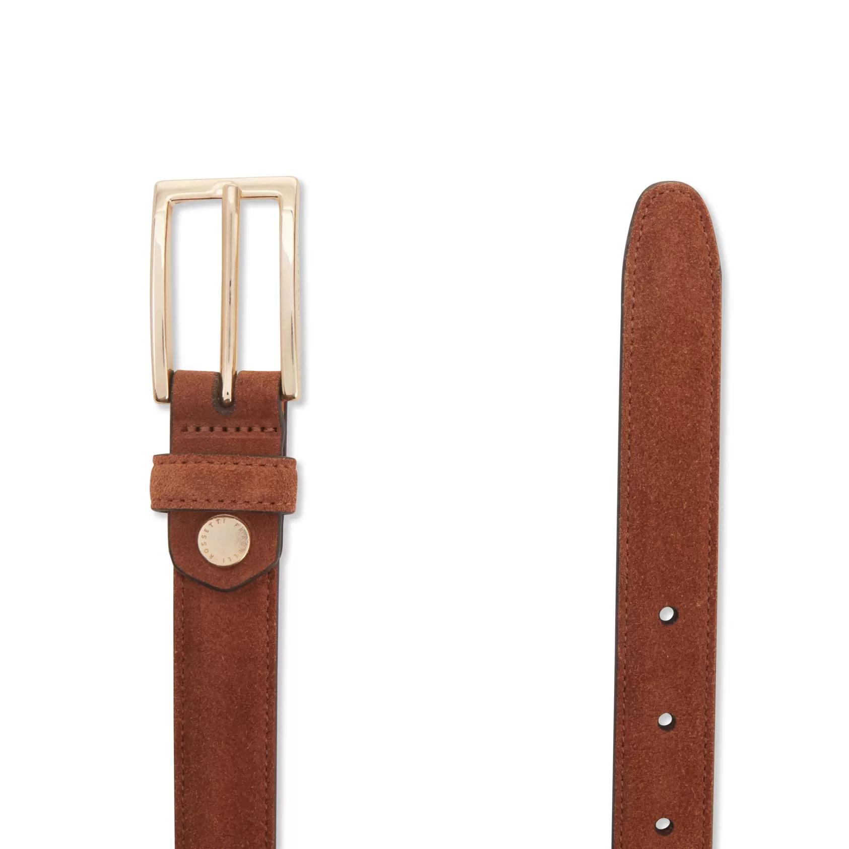 Fratelli Rossetti Cintura da donna in suede colore - Cognac Hot