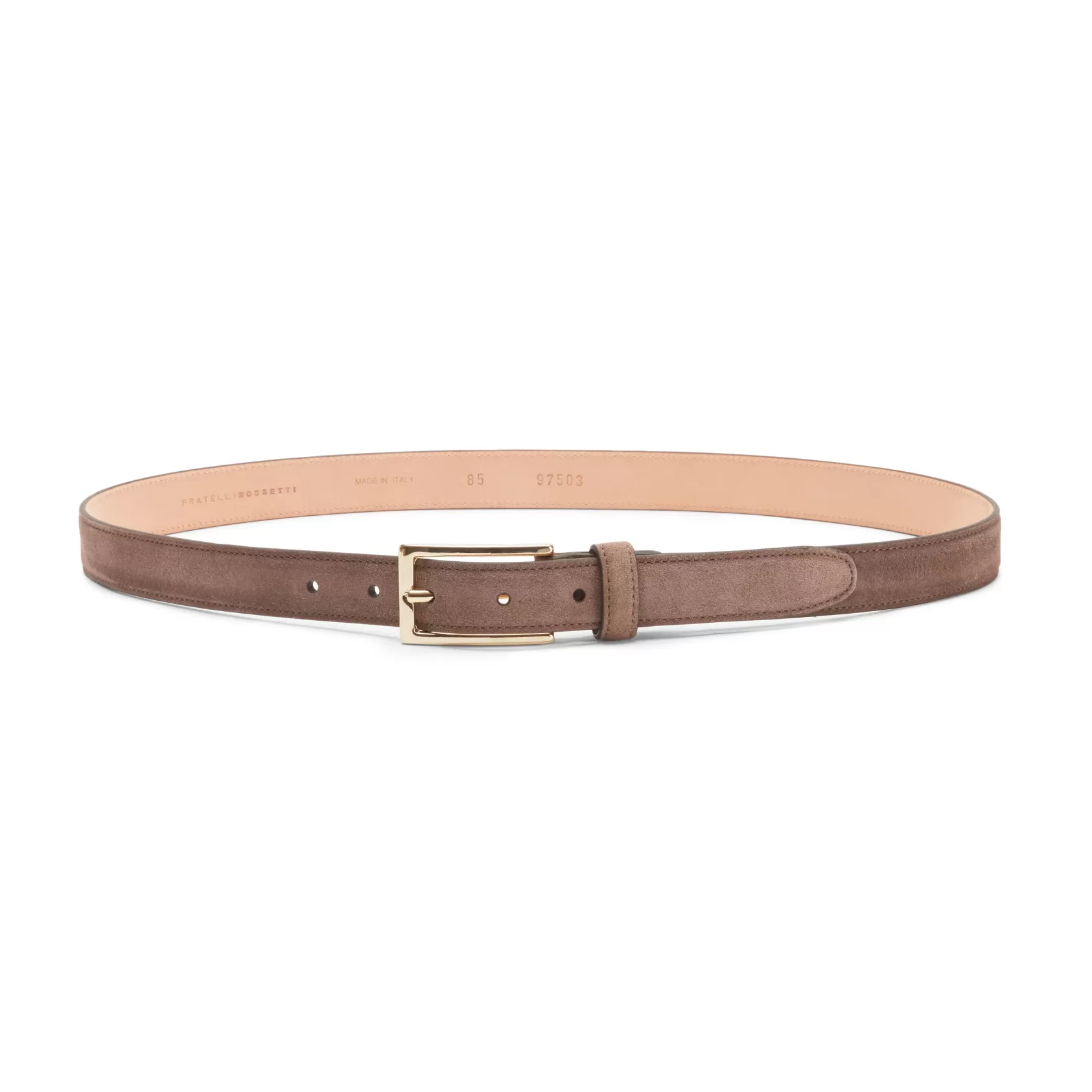 Fratelli Rossetti Cintura da donna in suede colore - Fango New