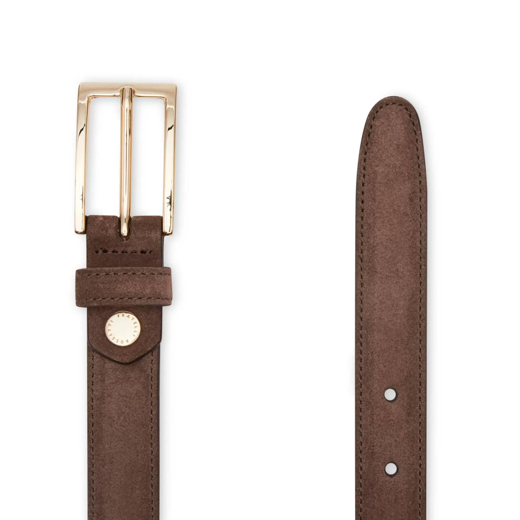 Fratelli Rossetti Cintura da donna in suede colore - Fango Cheap