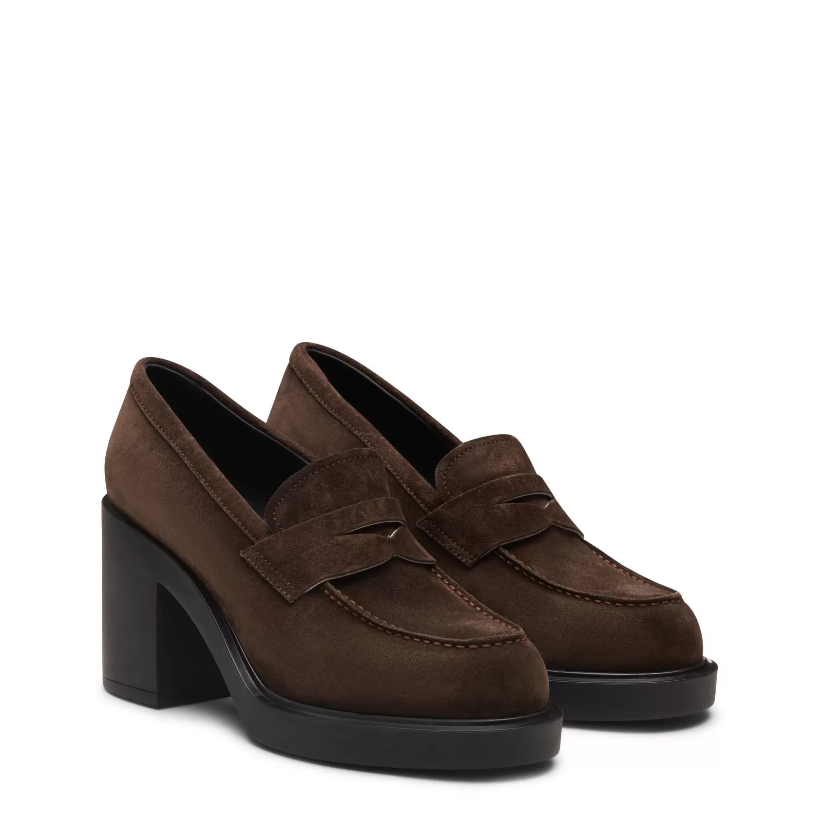 Fratelli Rossetti Cocoa brown suede loafer | Cacao Fashion