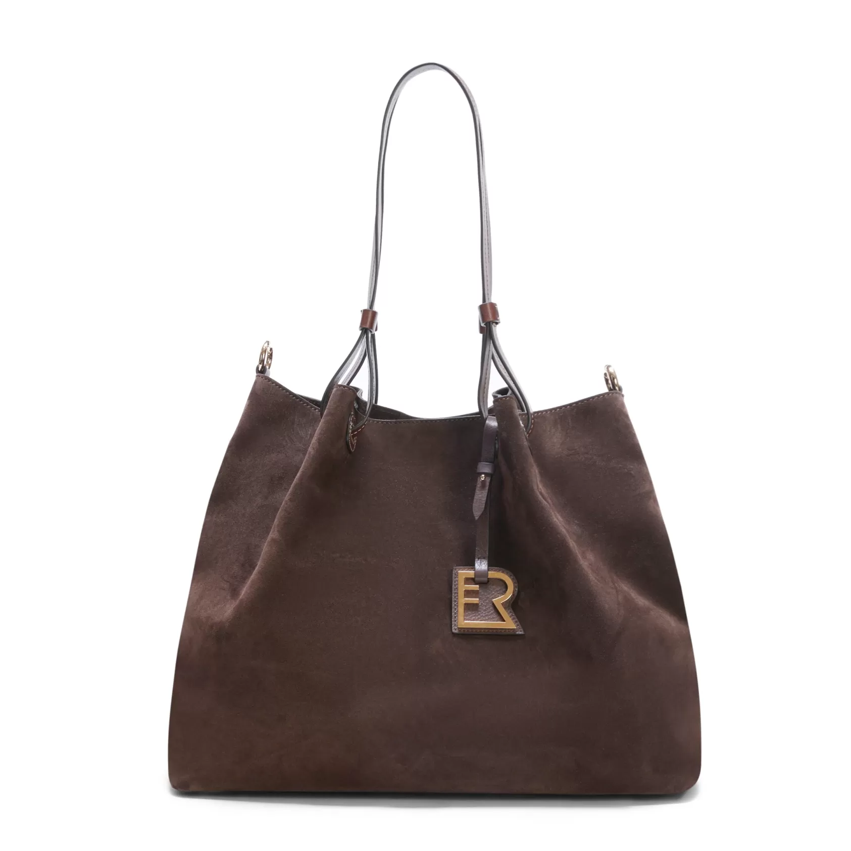 Fratelli Rossetti Cocoa brown suede tote bag | Sale