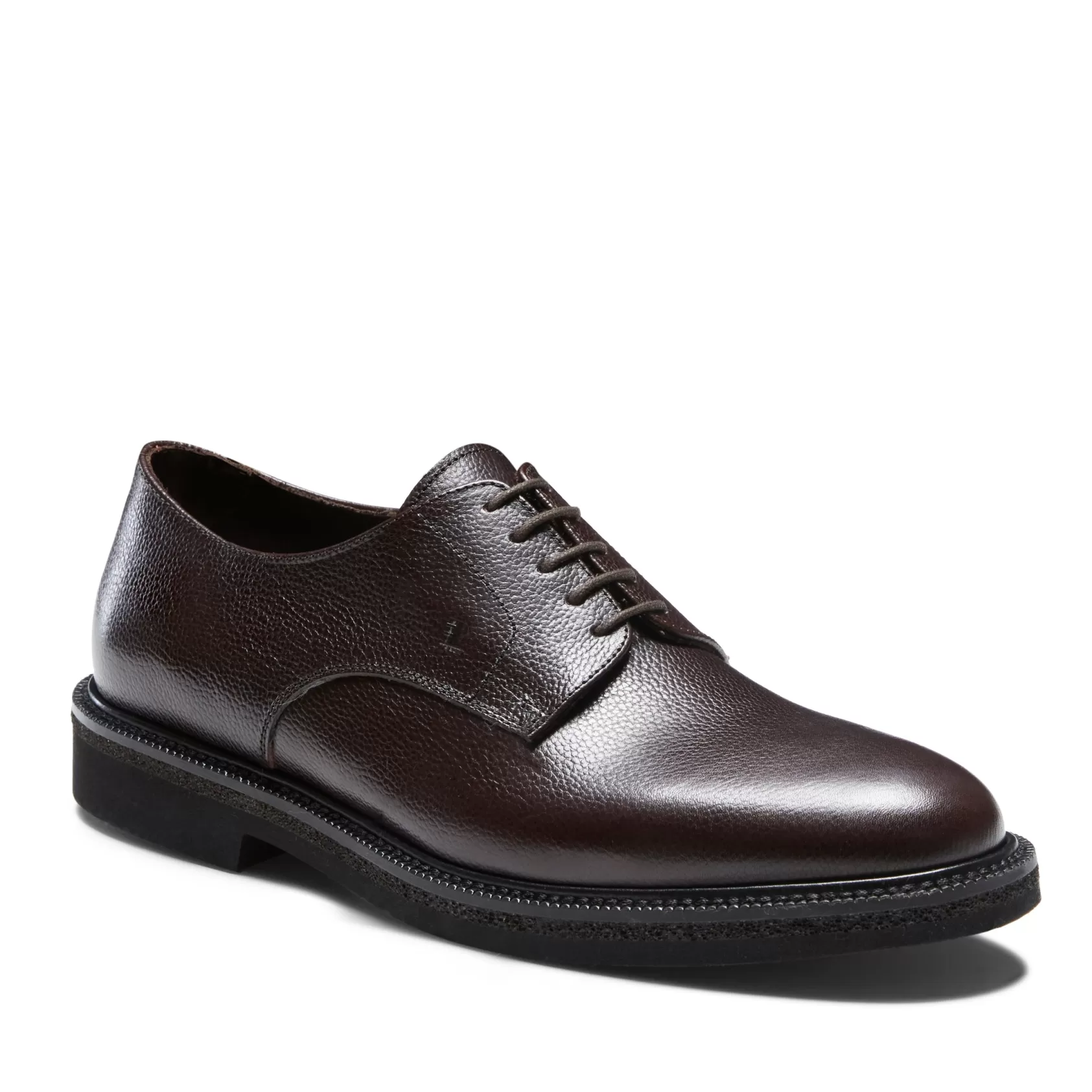 Fratelli Rossetti Derby in ebony leather | Ebano Hot