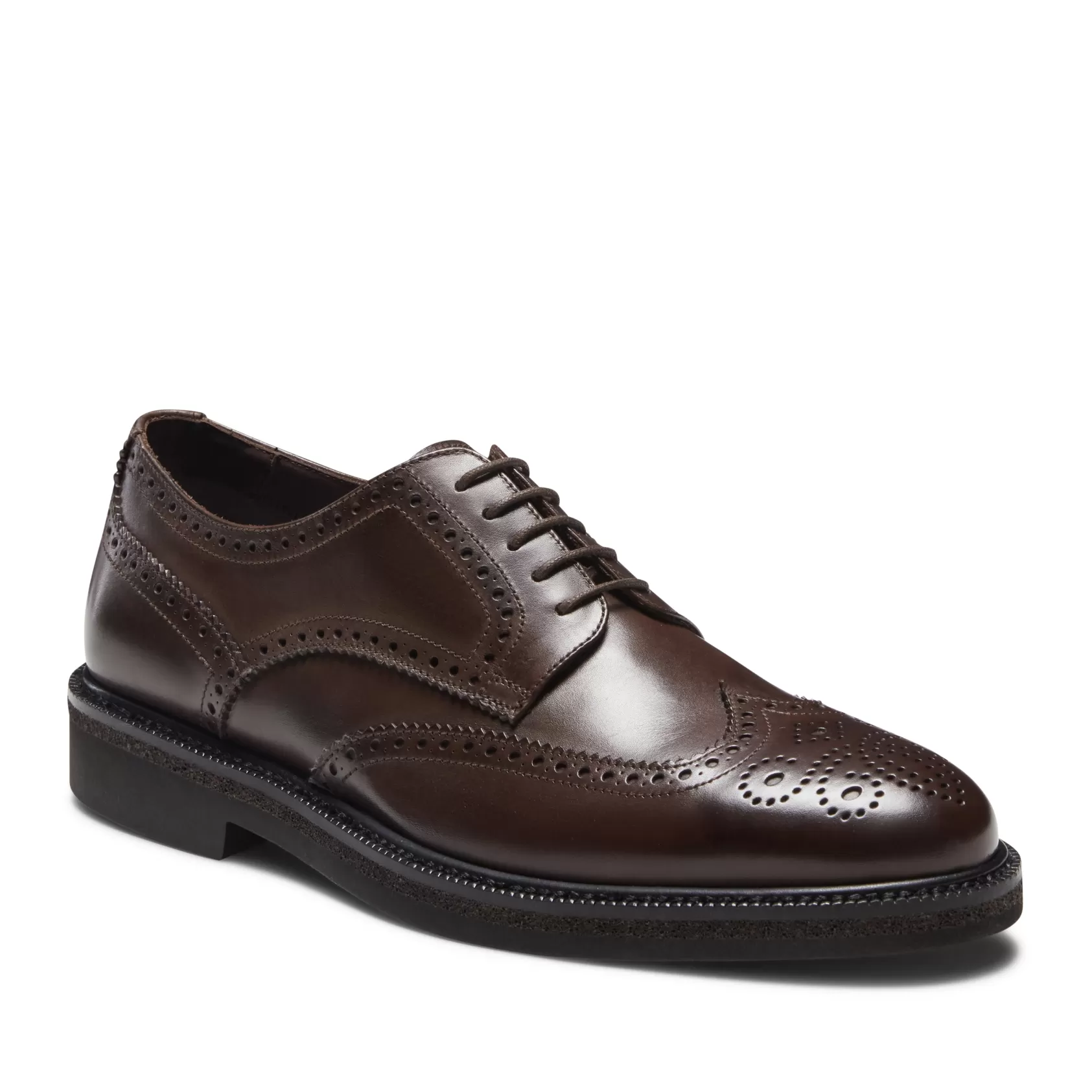 Fratelli Rossetti Derby in ebony leather | Ebano Flash Sale