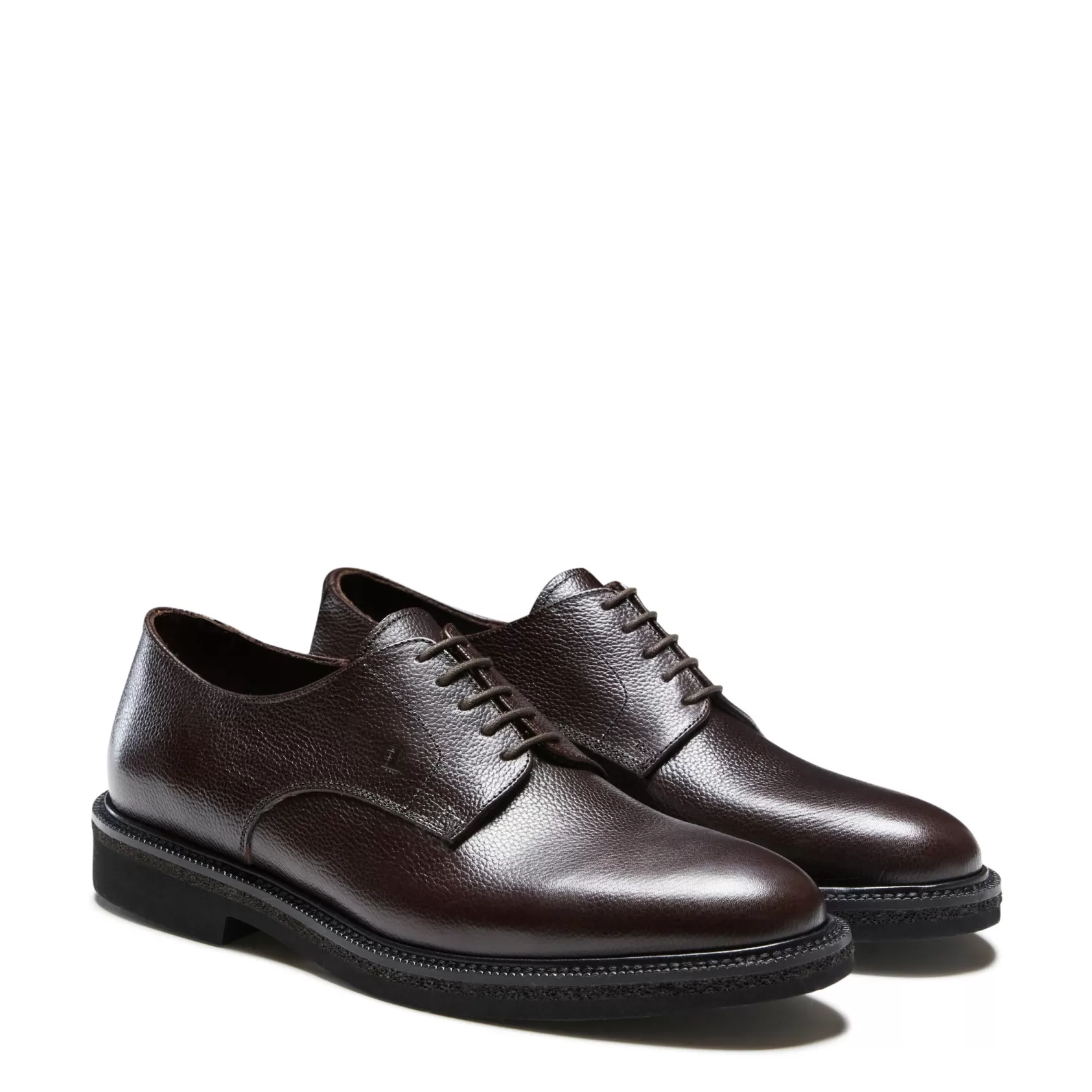 Fratelli Rossetti Derby in ebony leather | Ebano Hot