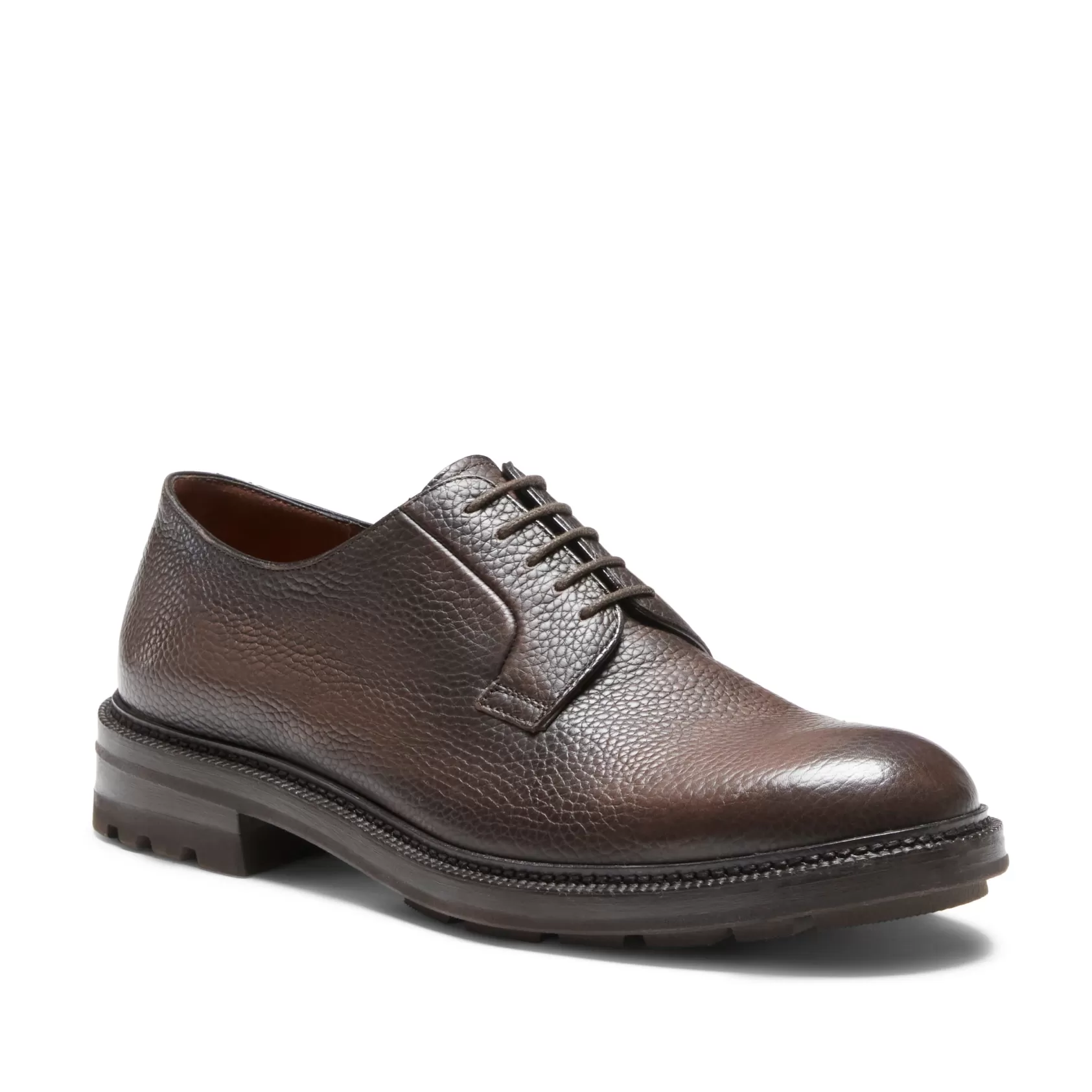 Fratelli Rossetti Derby in mahogany leather | Discount