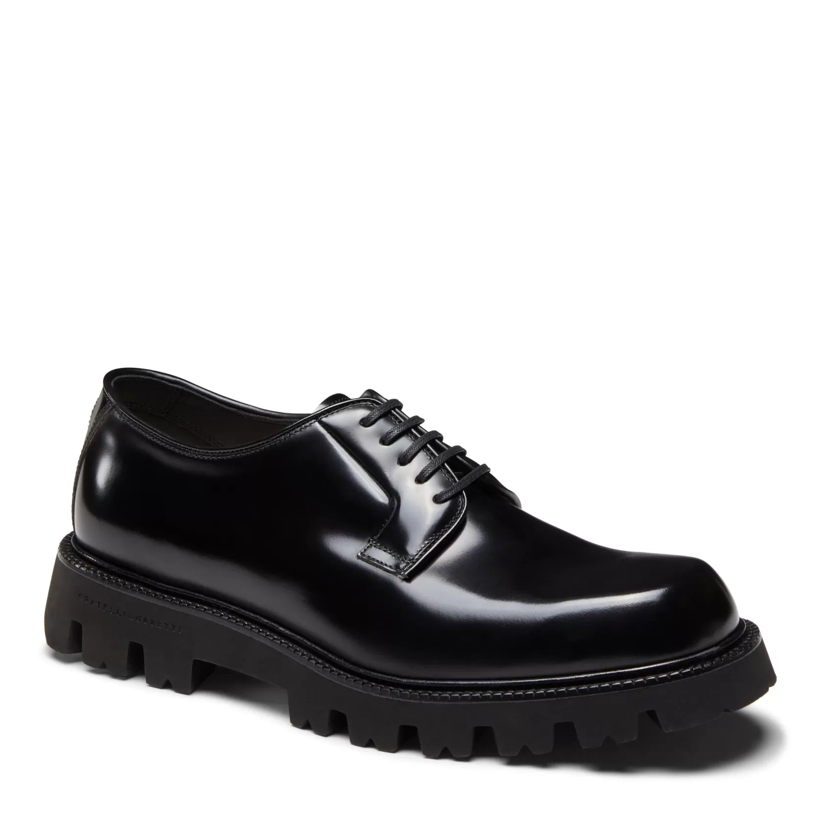 Fratelli Rossetti Derby shoe in black leather | Nero Discount