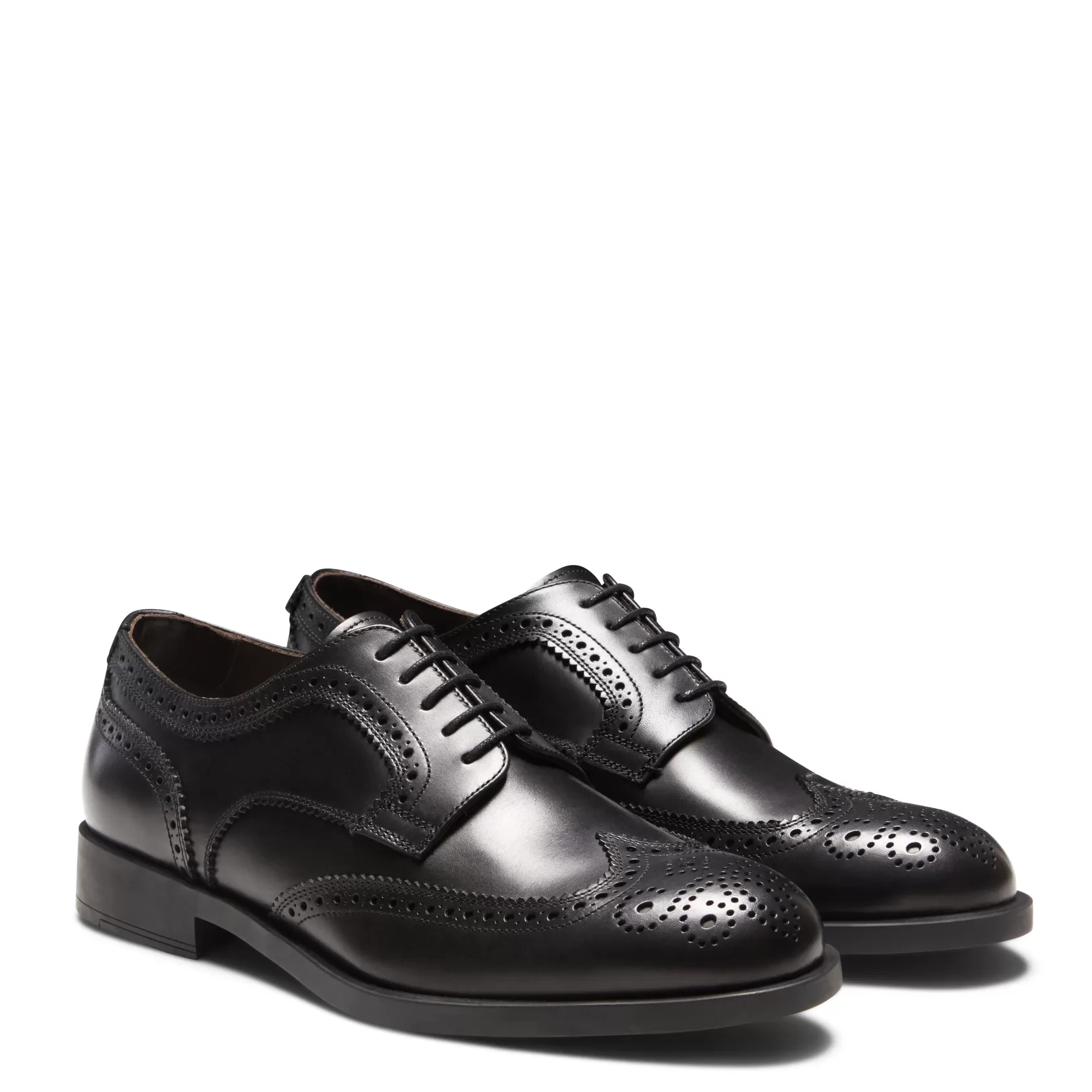 Fratelli Rossetti Derby shoe in black leather | Nero Cheap