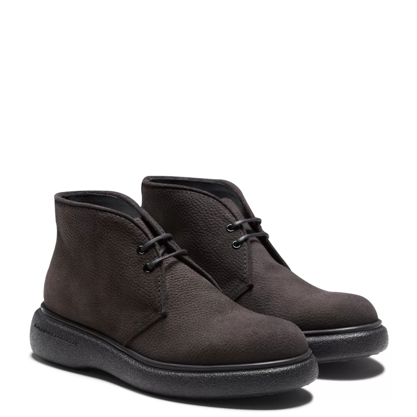 Fratelli Rossetti Desert boot in charcoal grey nubuck | Antracite Shop