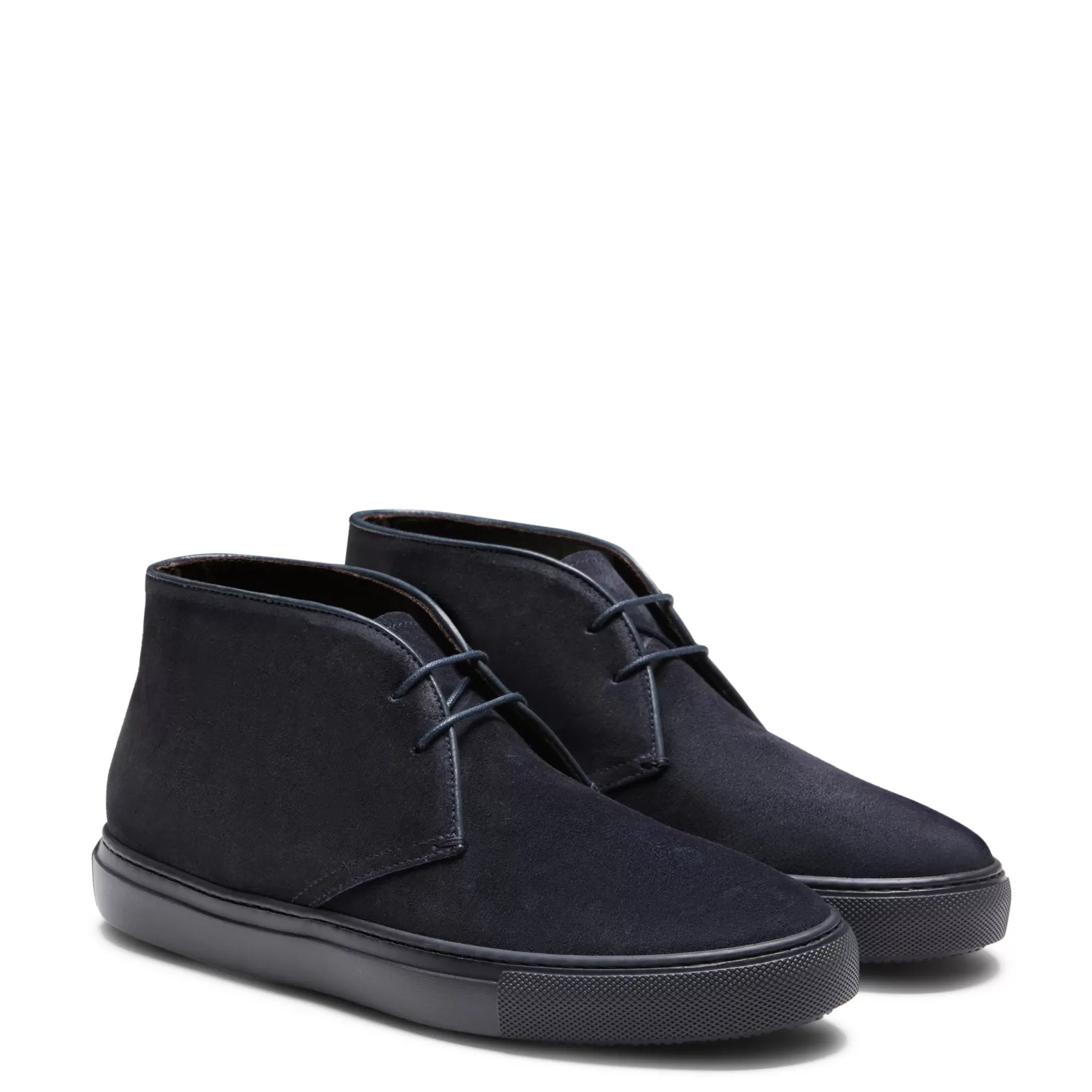 Fratelli Rossetti Desert boot in navy blue suede | Online