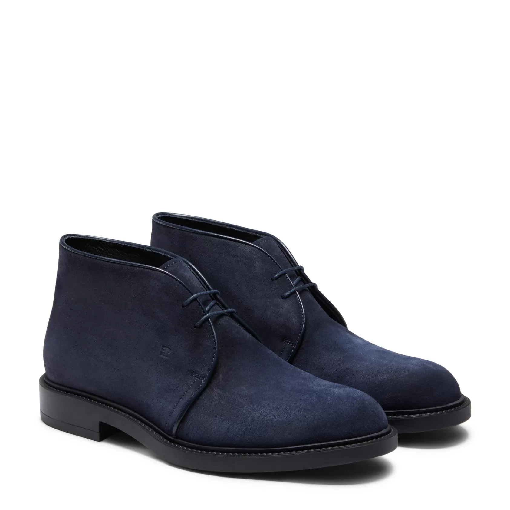 Fratelli Rossetti Desert boot in navy blue suede | Shop