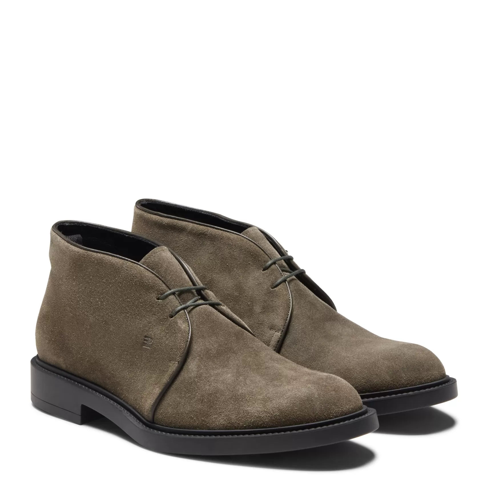 Fratelli Rossetti Desert boot in seaweed-coloured suede | Alga New