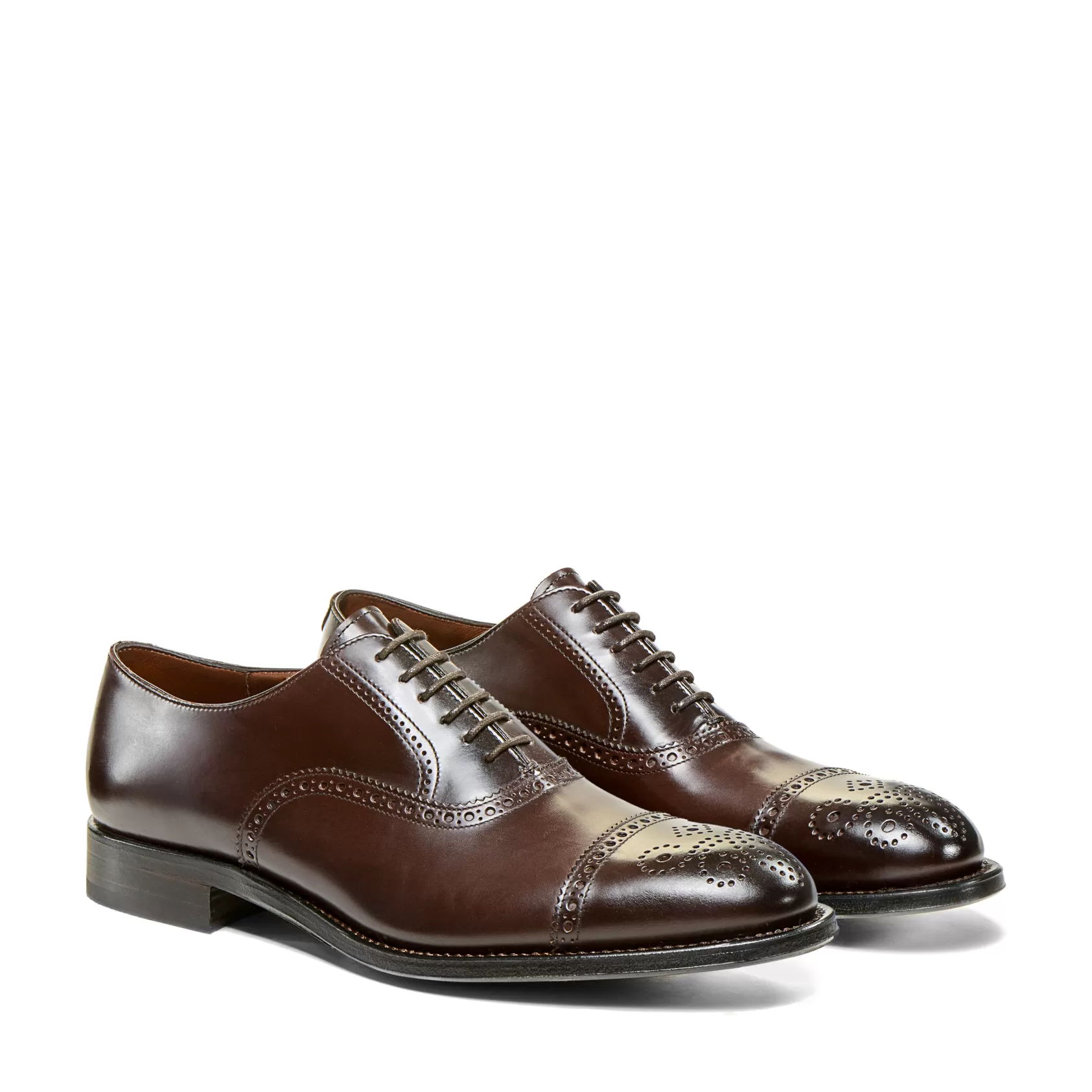 Fratelli Rossetti Ebony leather Oxford shoe | Best Sale