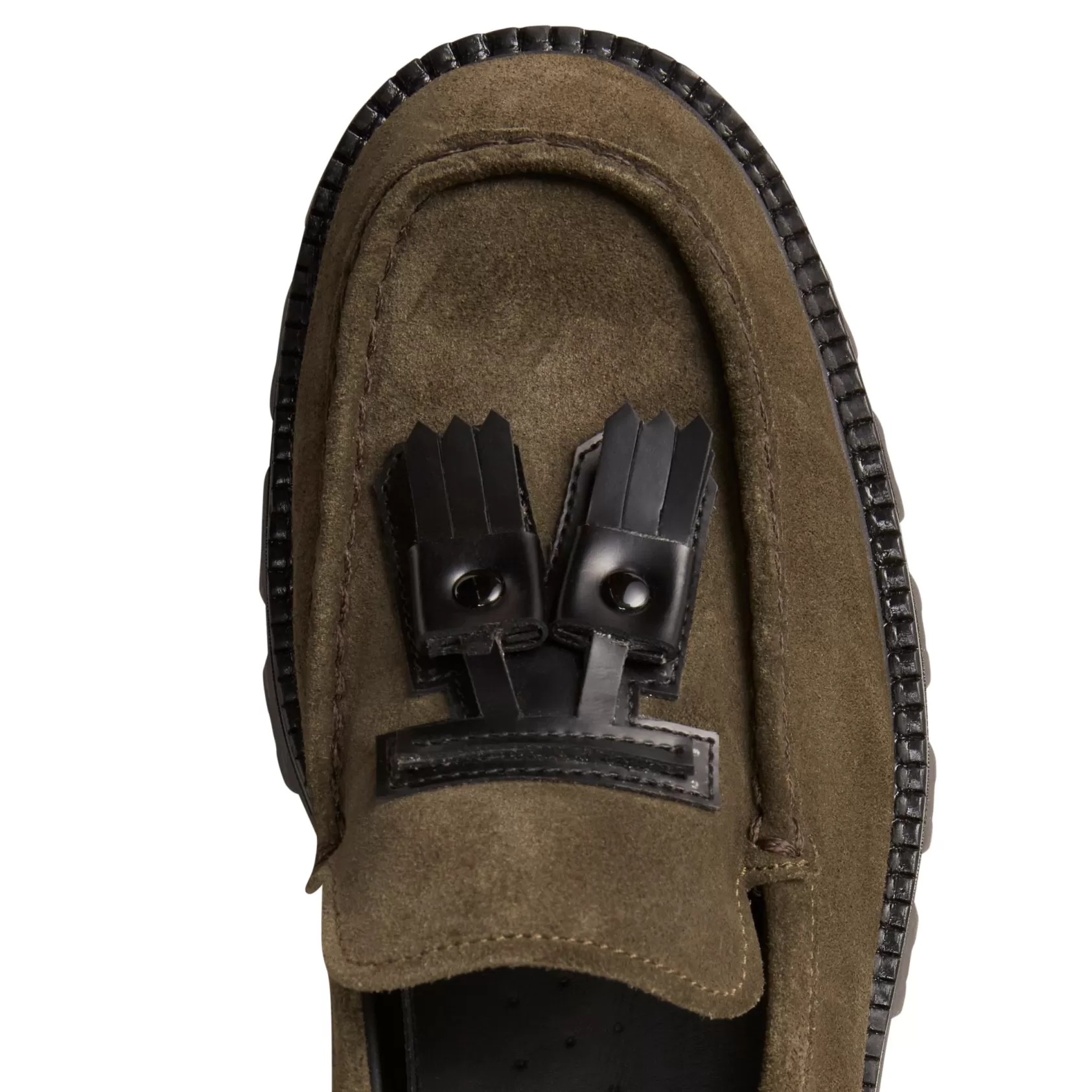 Fratelli Rossetti Fiocchetto Patch Registered Design loafer in forest green suede | Hot