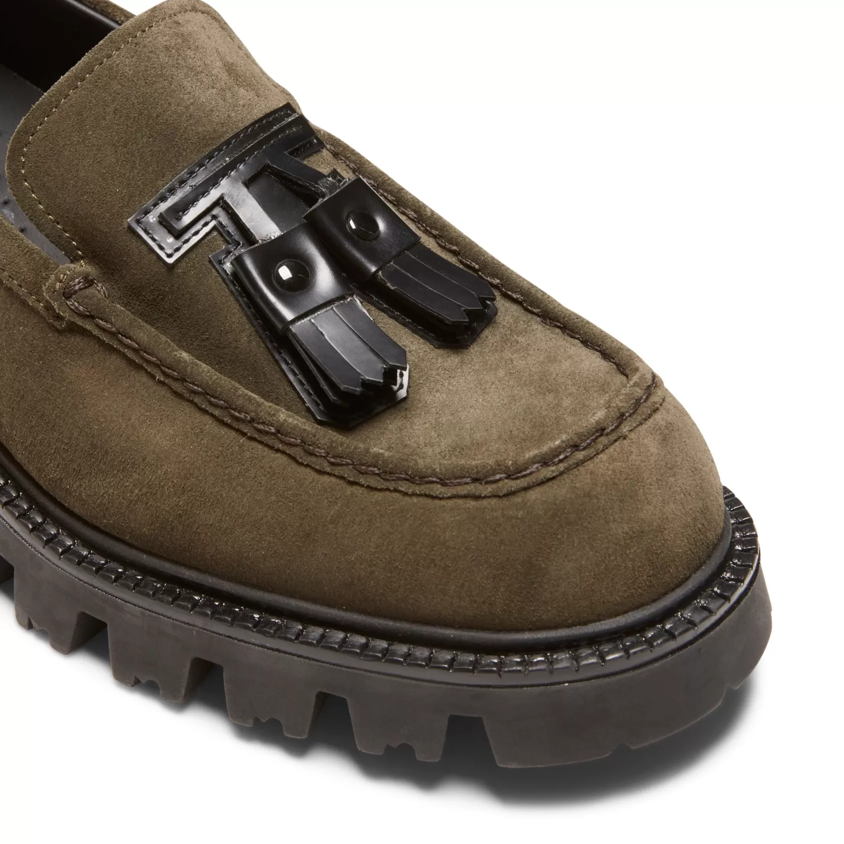 Fratelli Rossetti Fiocchetto Patch Registered Design loafer in forest green suede | Hot