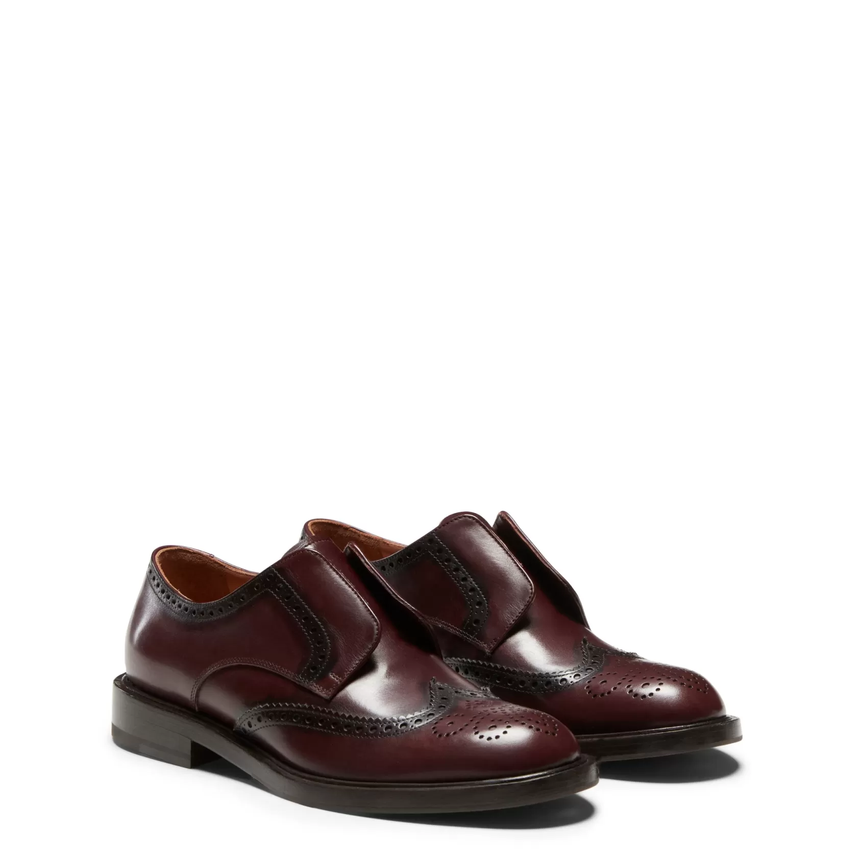 Fratelli Rossetti leather Dandy Derby shoe | Garnet Clearance