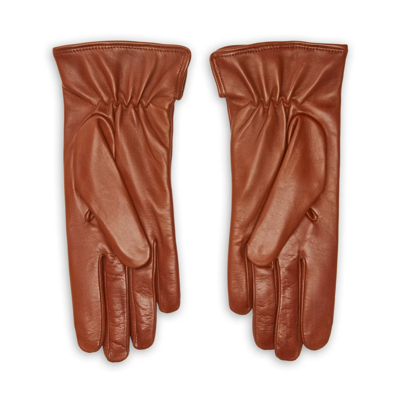 Fratelli Rossetti Guanto donna in pelle colore tabacco- Bruciato Outlet
