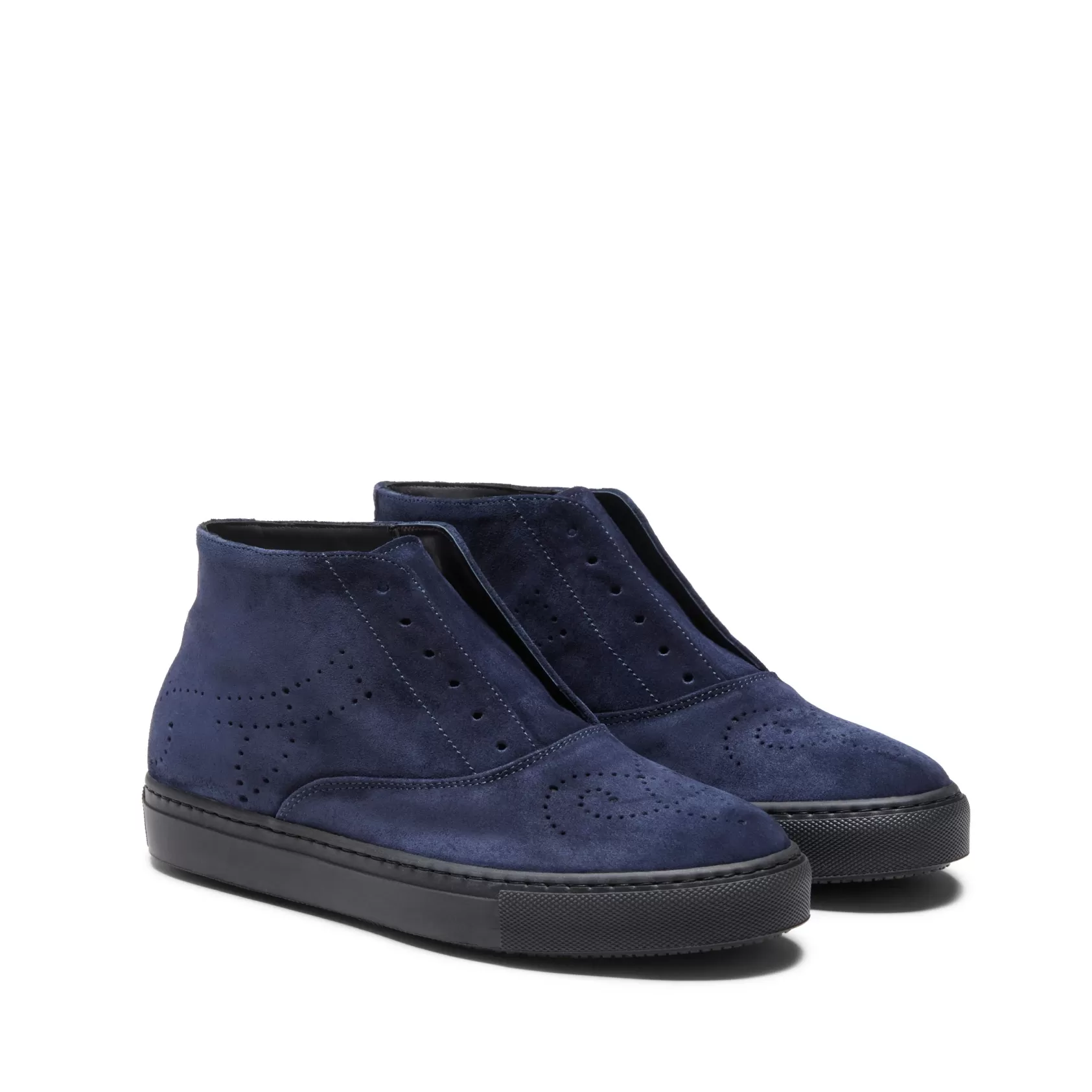 Fratelli Rossetti Hobo Sport desert boot in navy blue-coloured suede | Best Sale