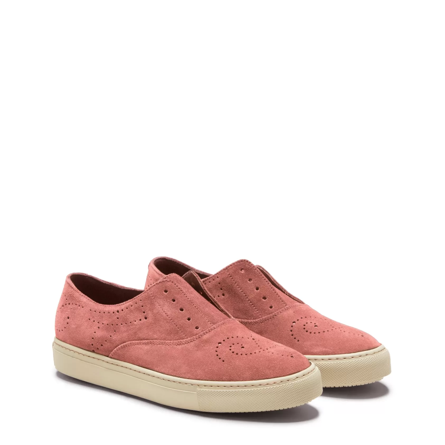 Fratelli Rossetti Hobo Sport sneaker in lychee-coloured suede | Litchi Best Sale