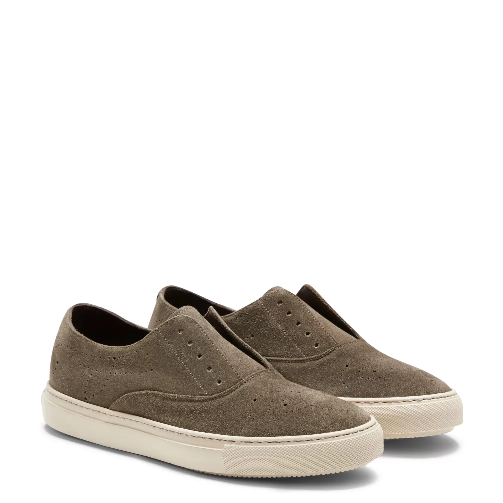 Fratelli Rossetti Hobo Sport sneaker in seaweed-coloured suede | Alga New