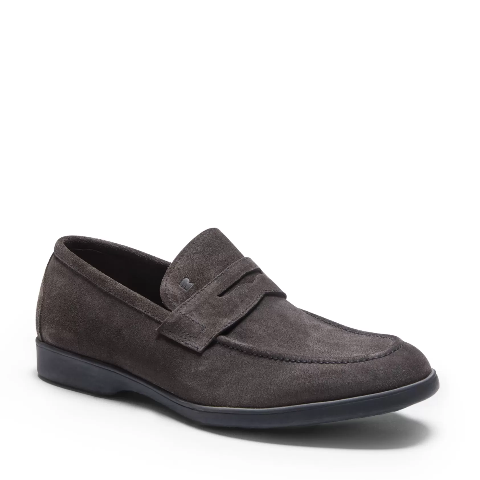 Fratelli Rossetti Loafer in charcoal suede | Grey Sale