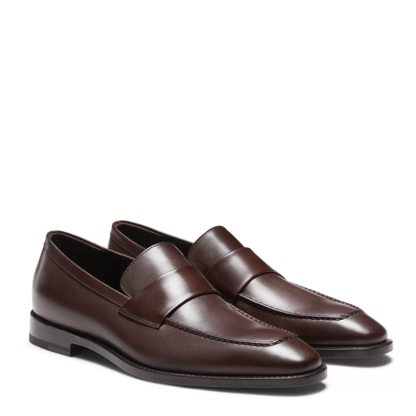 Fratelli Rossetti Loafer in mahogany leather | Mogano Clearance