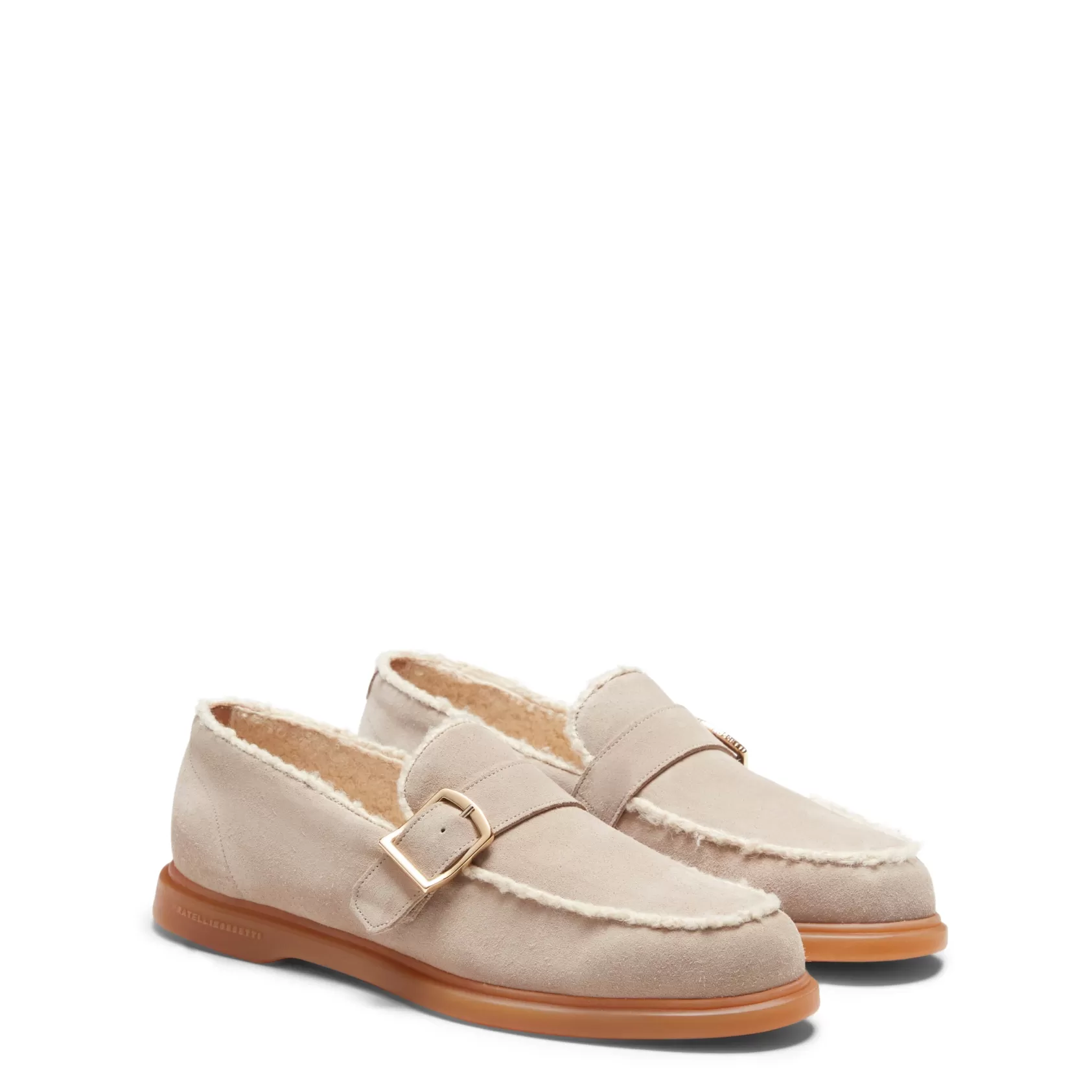 Fratelli Rossetti Loafer in sand-coloured suede | Sabbia Shop