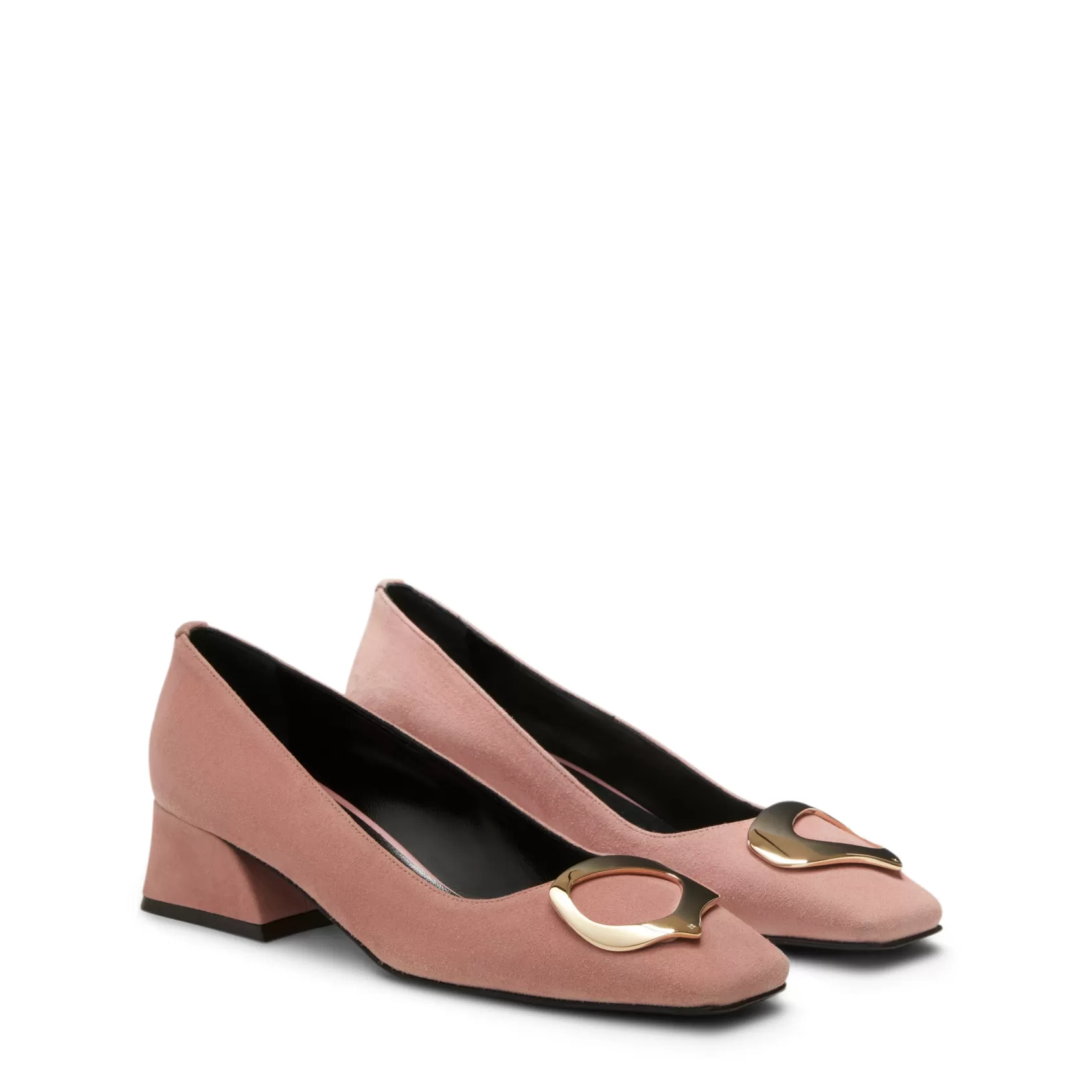 Fratelli Rossetti Lychee-coloured suede Magenta pump | Litchi Discount